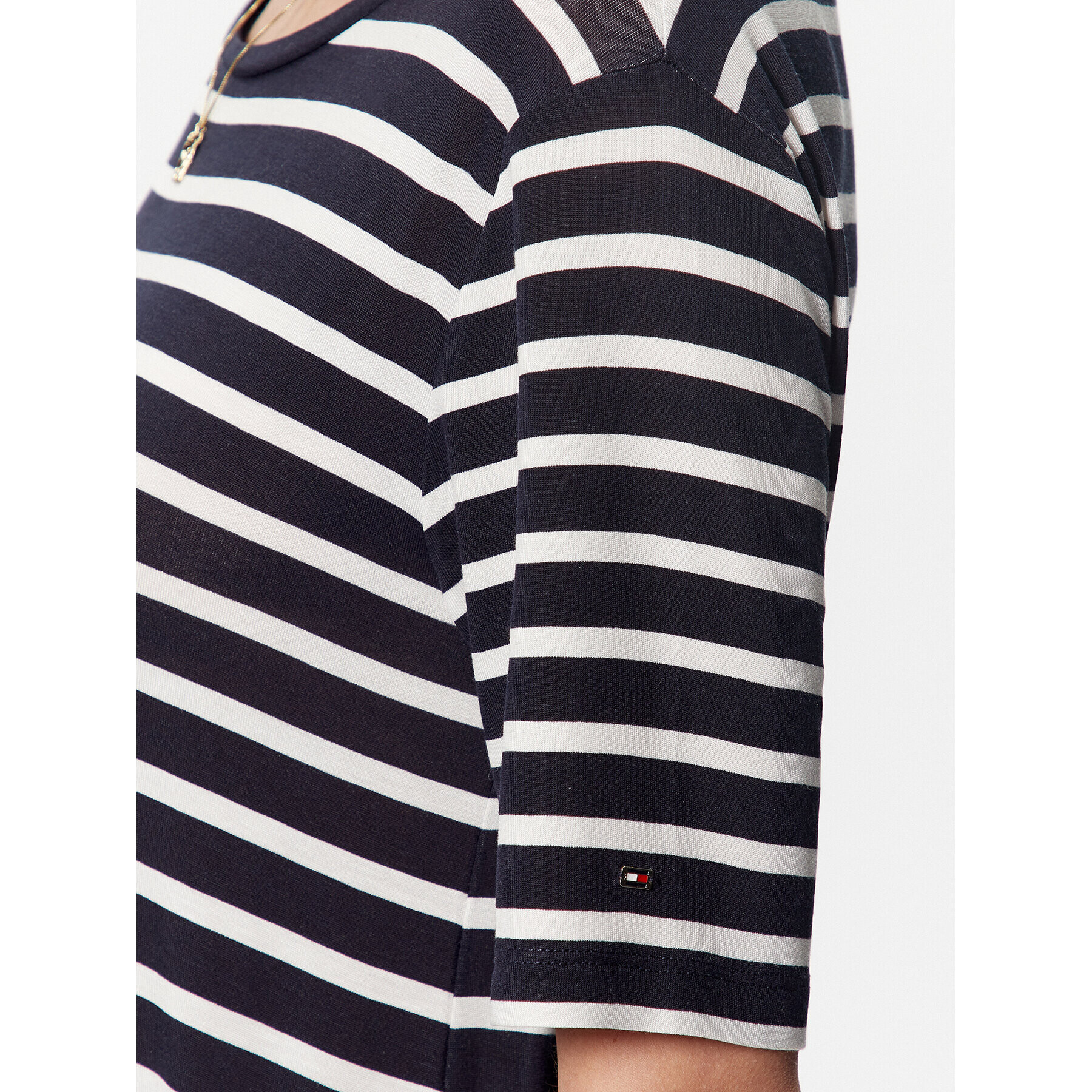 Tommy Hilfiger Ежедневна рокля Stripe WW0WW37837 Тъмносин Regular Fit - Pepit.bg