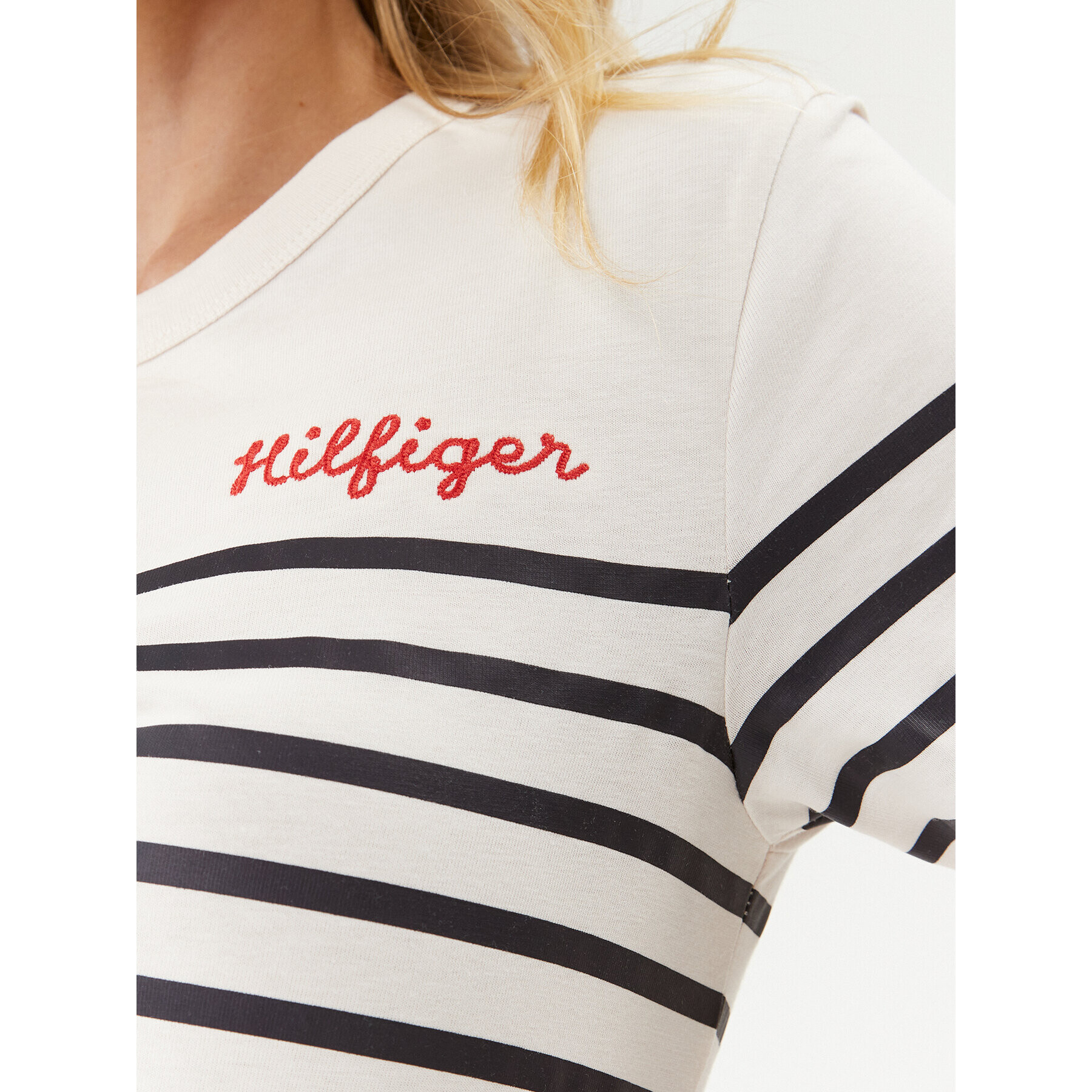 Tommy Hilfiger Ежедневна рокля WW0WW37850 Екрю Regular Fit - Pepit.bg