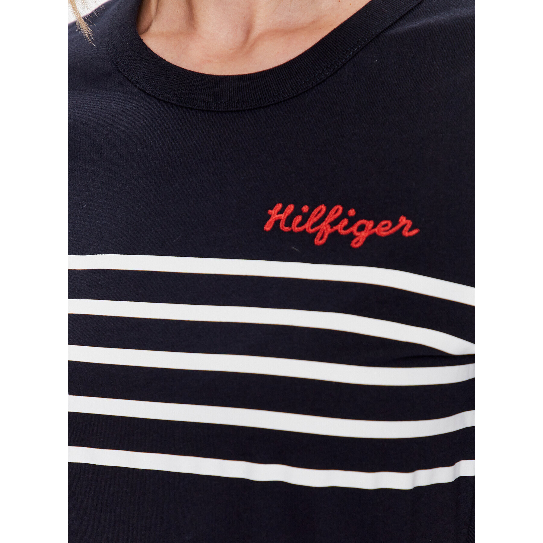 Tommy Hilfiger Ежедневна рокля WW0WW37850 Тъмносин Regular Fit - Pepit.bg