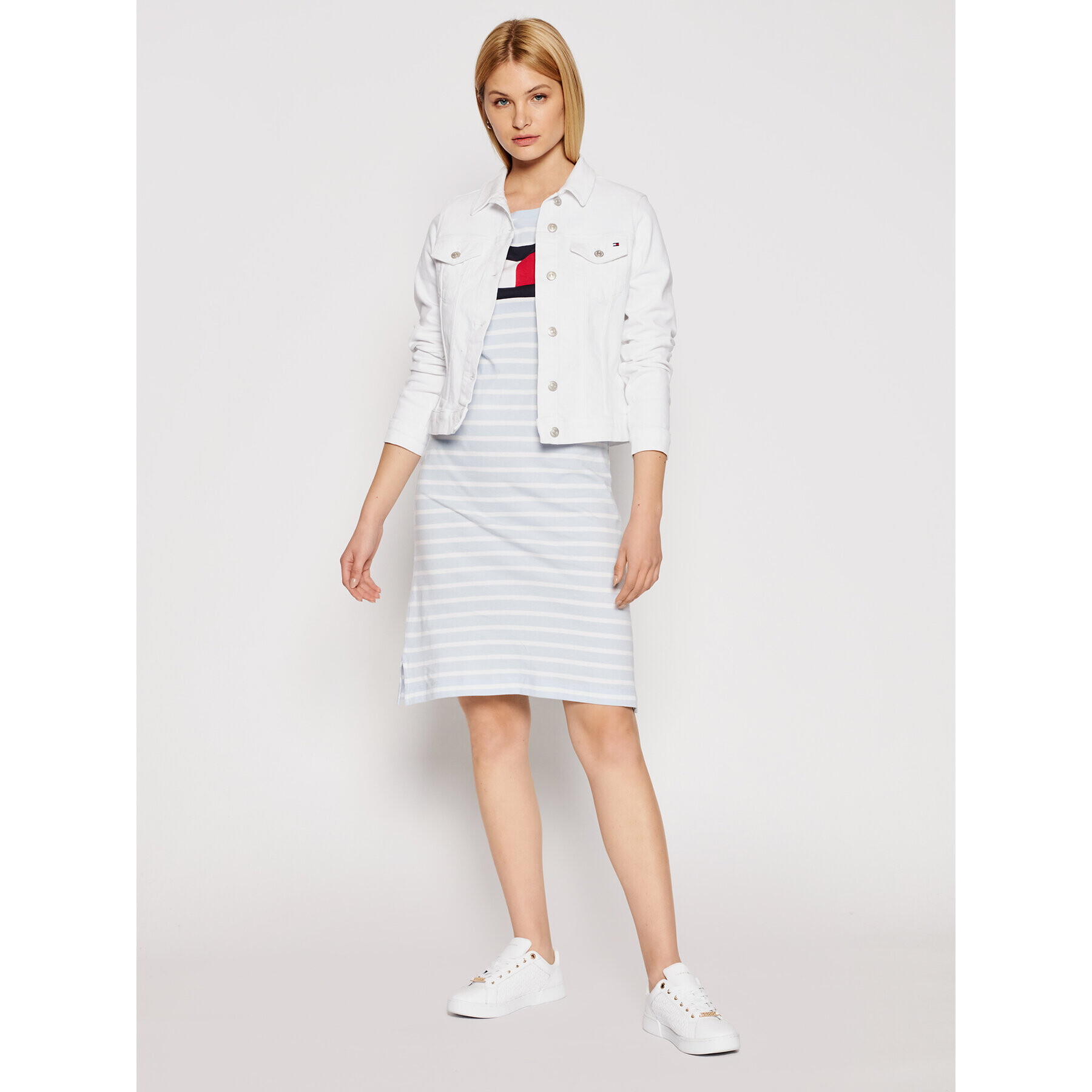 Tommy Hilfiger Ежедневна рокля Abo WW0WW32438 Син Regular Fit - Pepit.bg