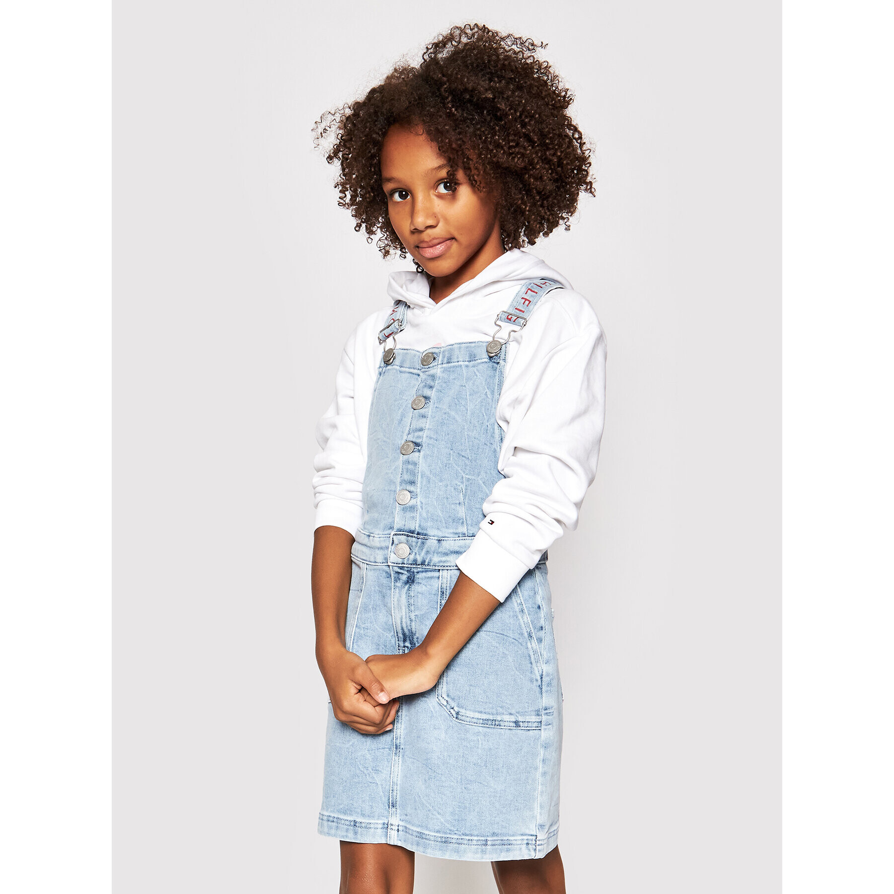 Tommy Hilfiger Ежедневна рокля Dungaree KG0KG05807 D Син Regular Fit - Pepit.bg