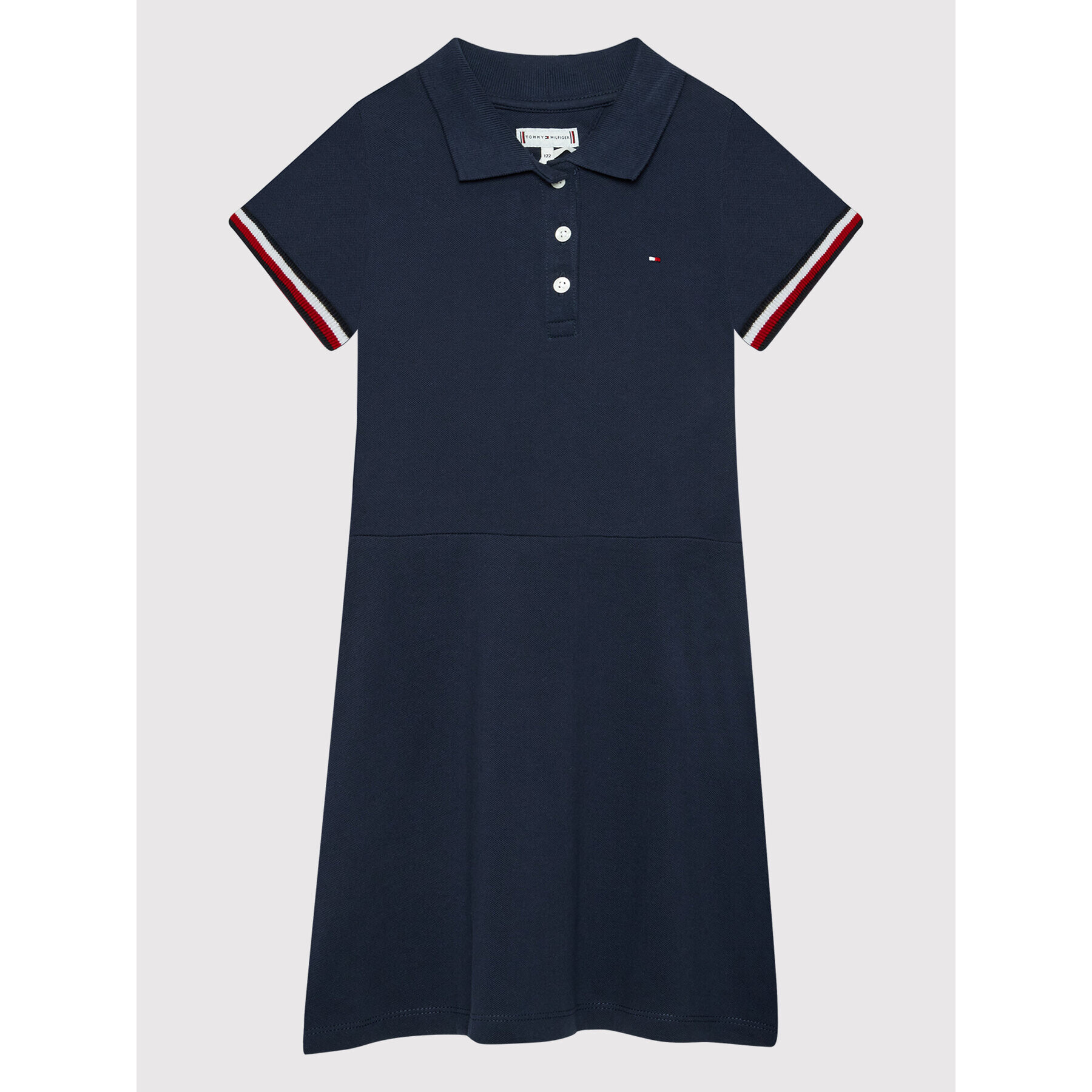 Tommy Hilfiger Ежедневна рокля Essential KG0KG06266 M Тъмносин Regular Fit - Pepit.bg