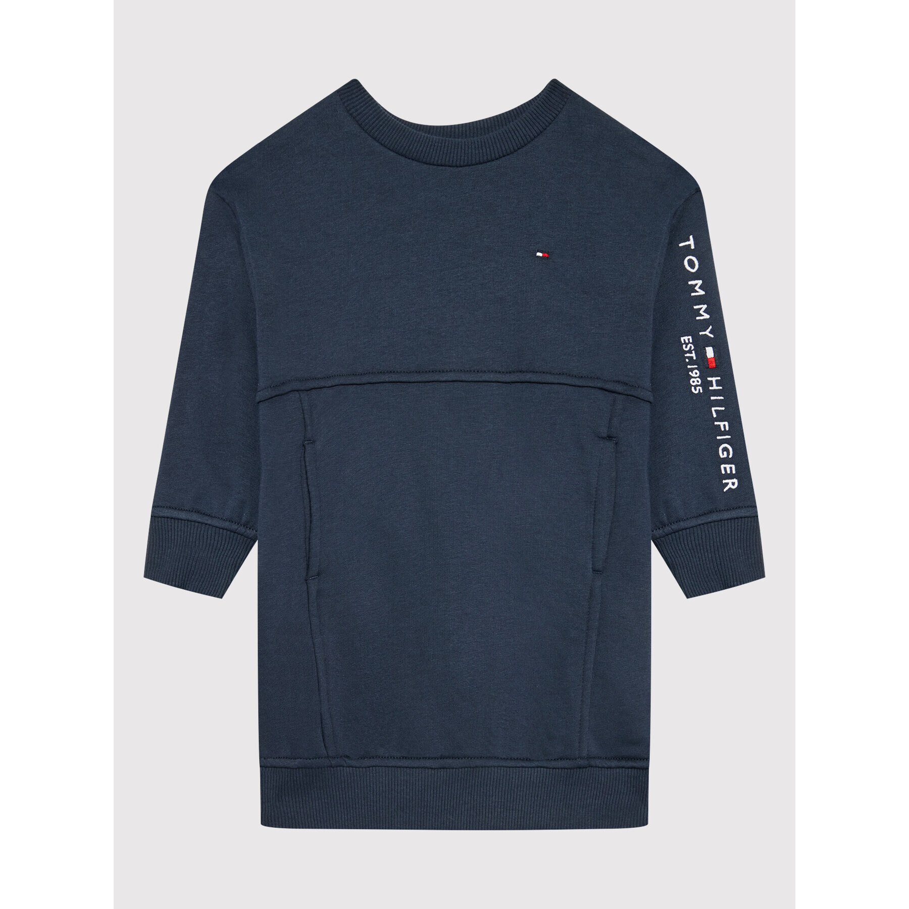 Tommy Hilfiger Ежедневна рокля Essential KG0KG06344 D Тъмносин Relaxed Fit - Pepit.bg