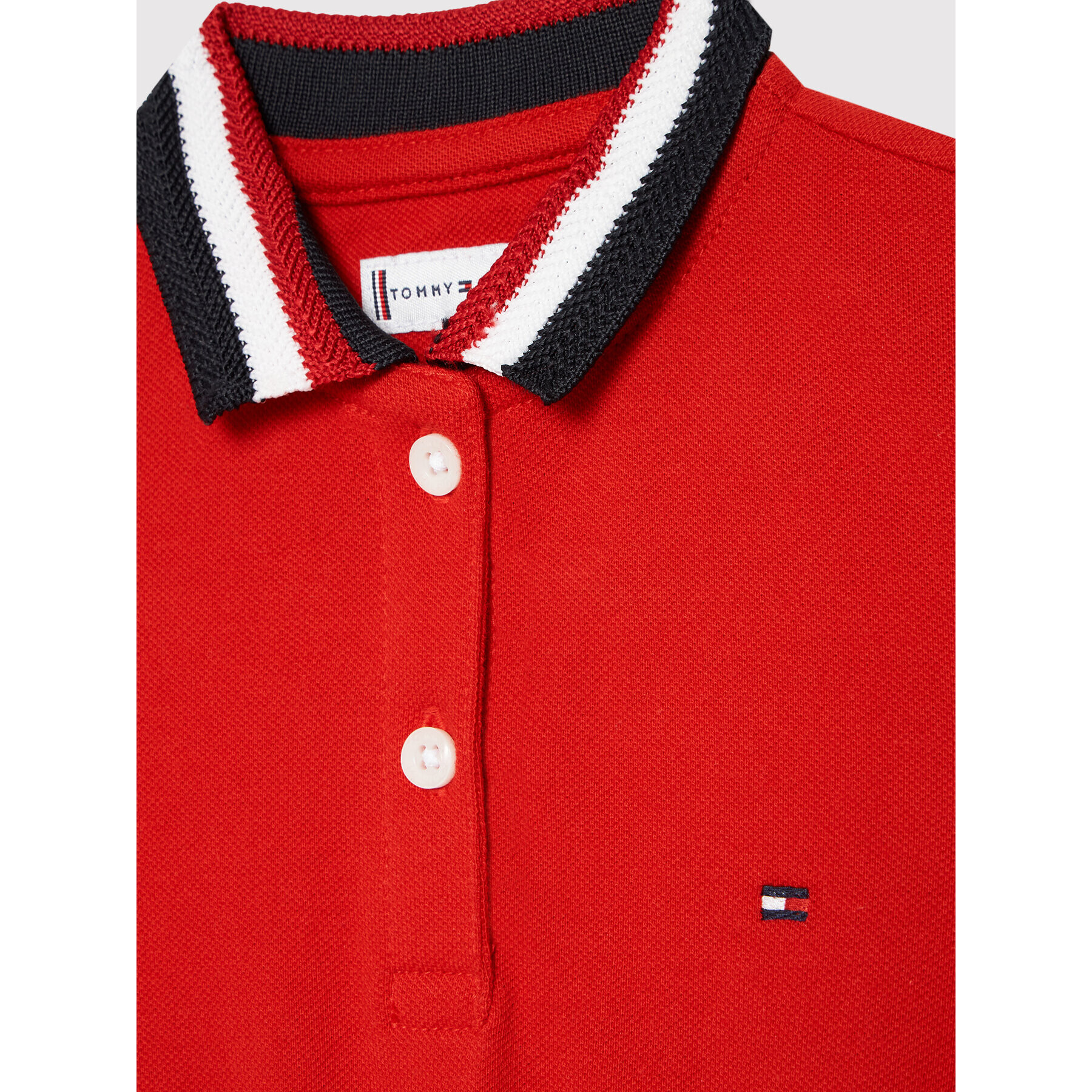 Tommy Hilfiger Ежедневна рокля Essential KG0KG06467 Червен Regular Fit - Pepit.bg