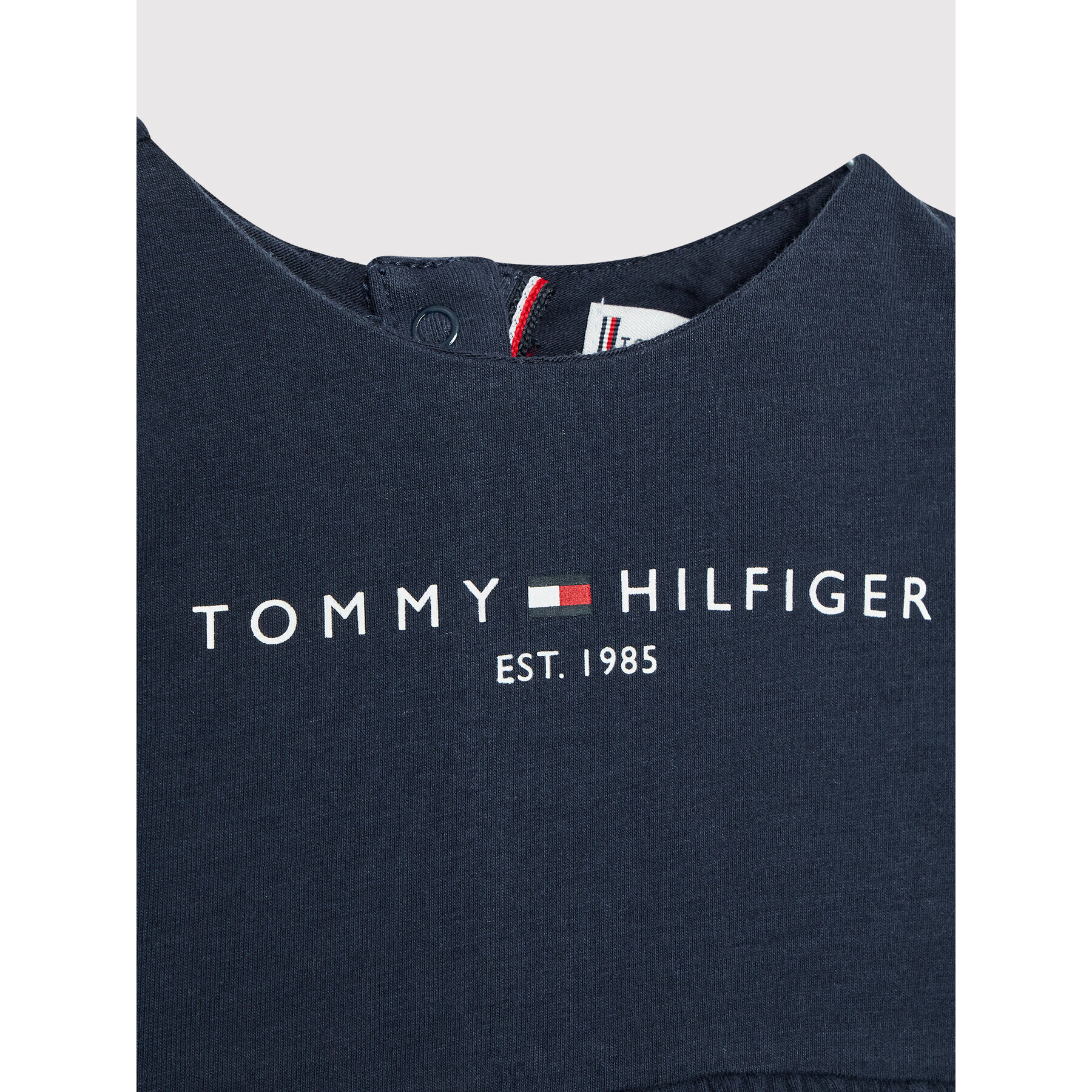 Tommy Hilfiger Ежедневна рокля Essential KN0KN01437 Тъмносин Regular Fit - Pepit.bg