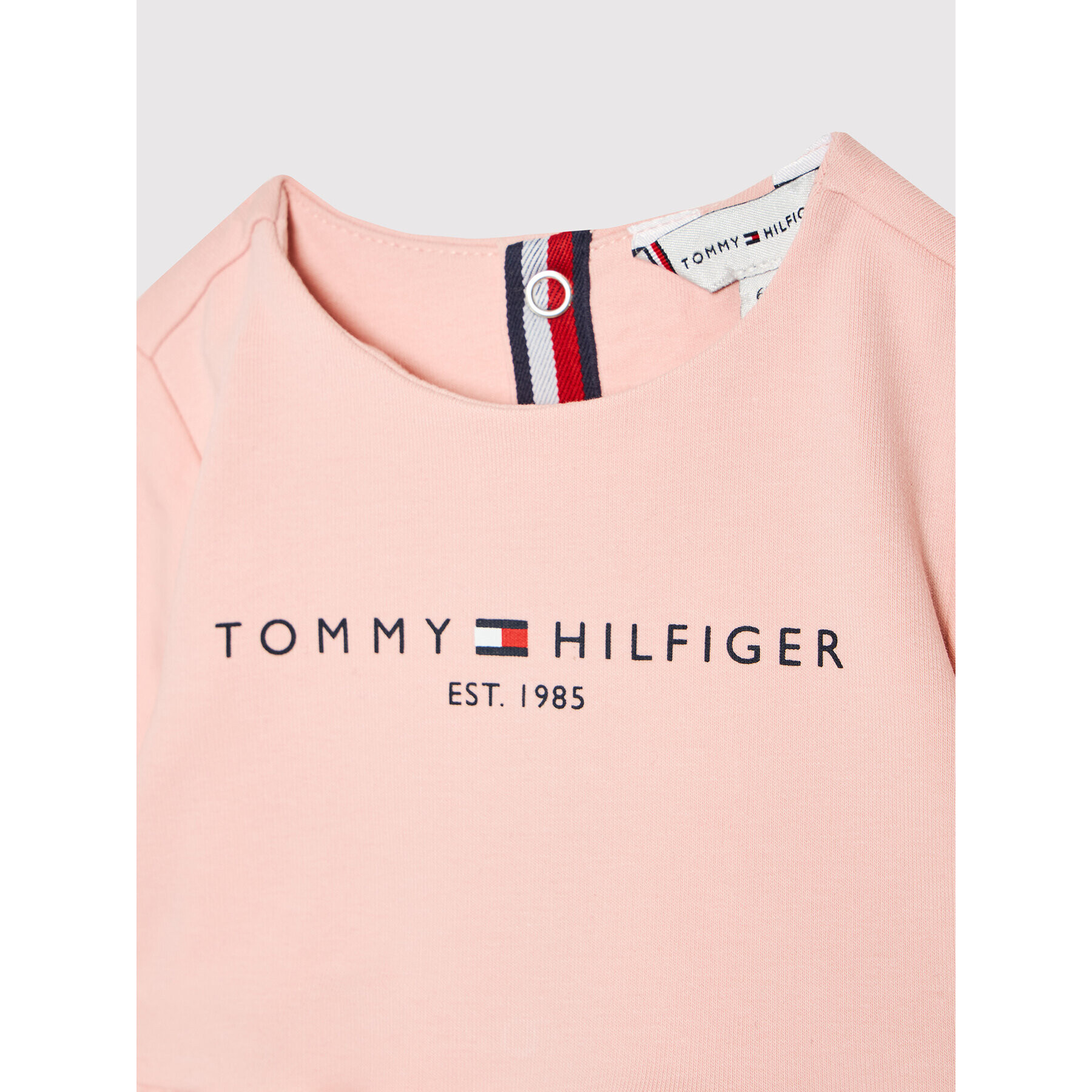 Tommy Hilfiger Ежедневна рокля Essetial KN0KN01234 Розов Regular Fit - Pepit.bg