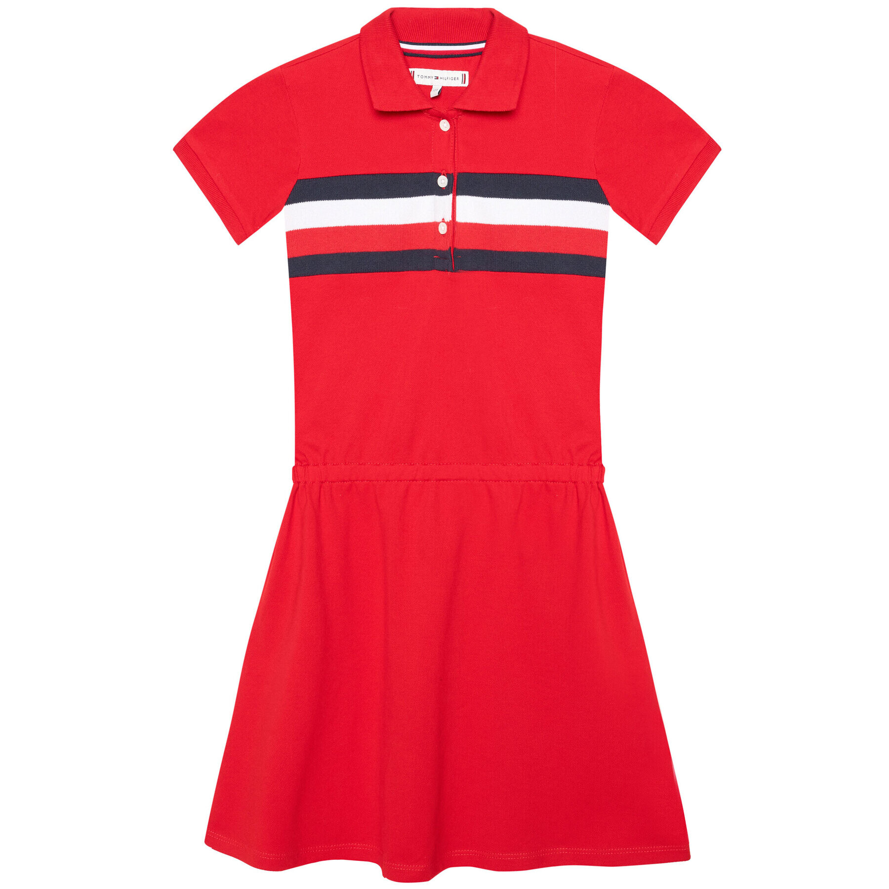 Tommy Hilfiger Ежедневна рокля KG0KG05637 M Червен Regular FItq - Pepit.bg