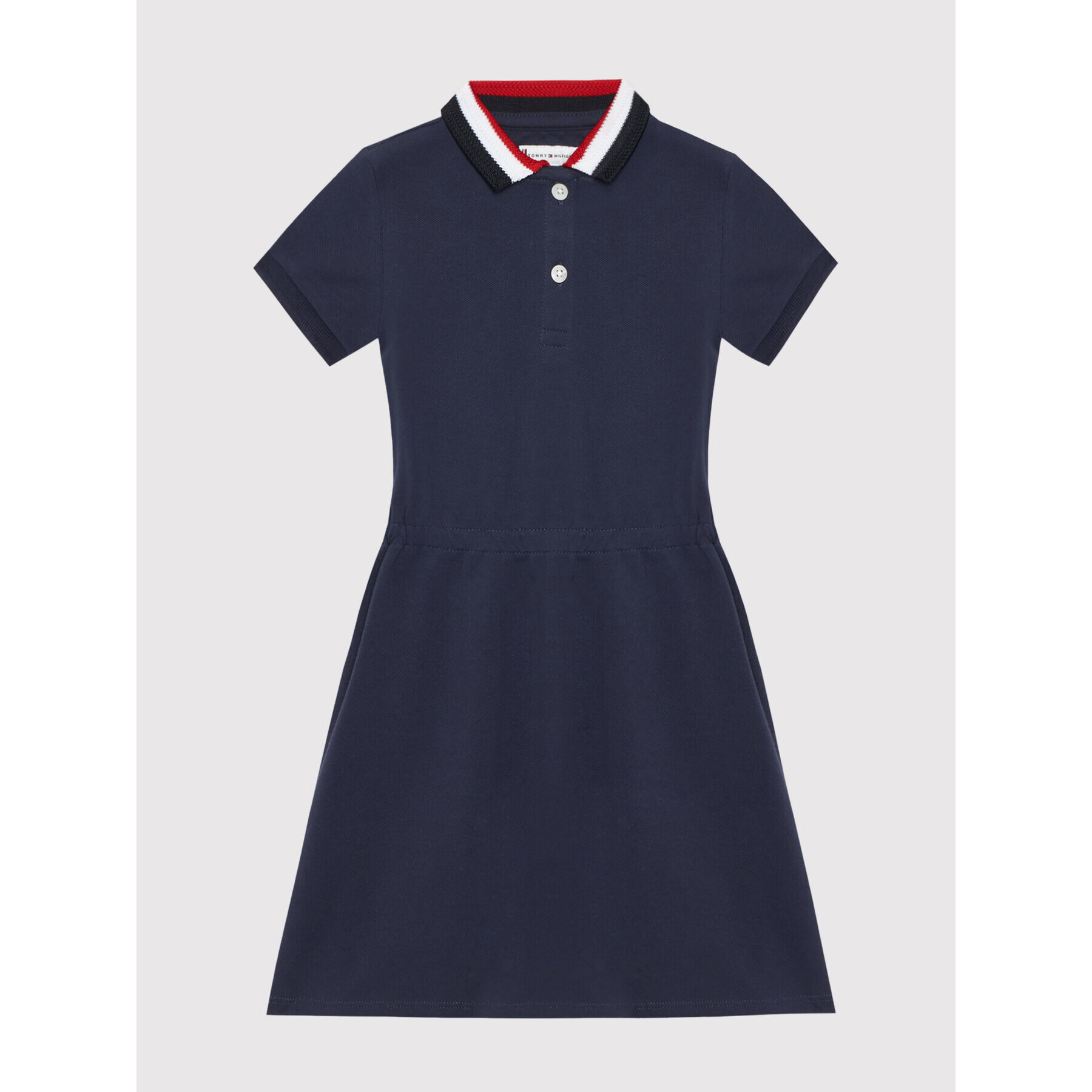 Tommy Hilfiger Ежедневна рокля KG0KG06467 Тъмносин Regular Fit - Pepit.bg