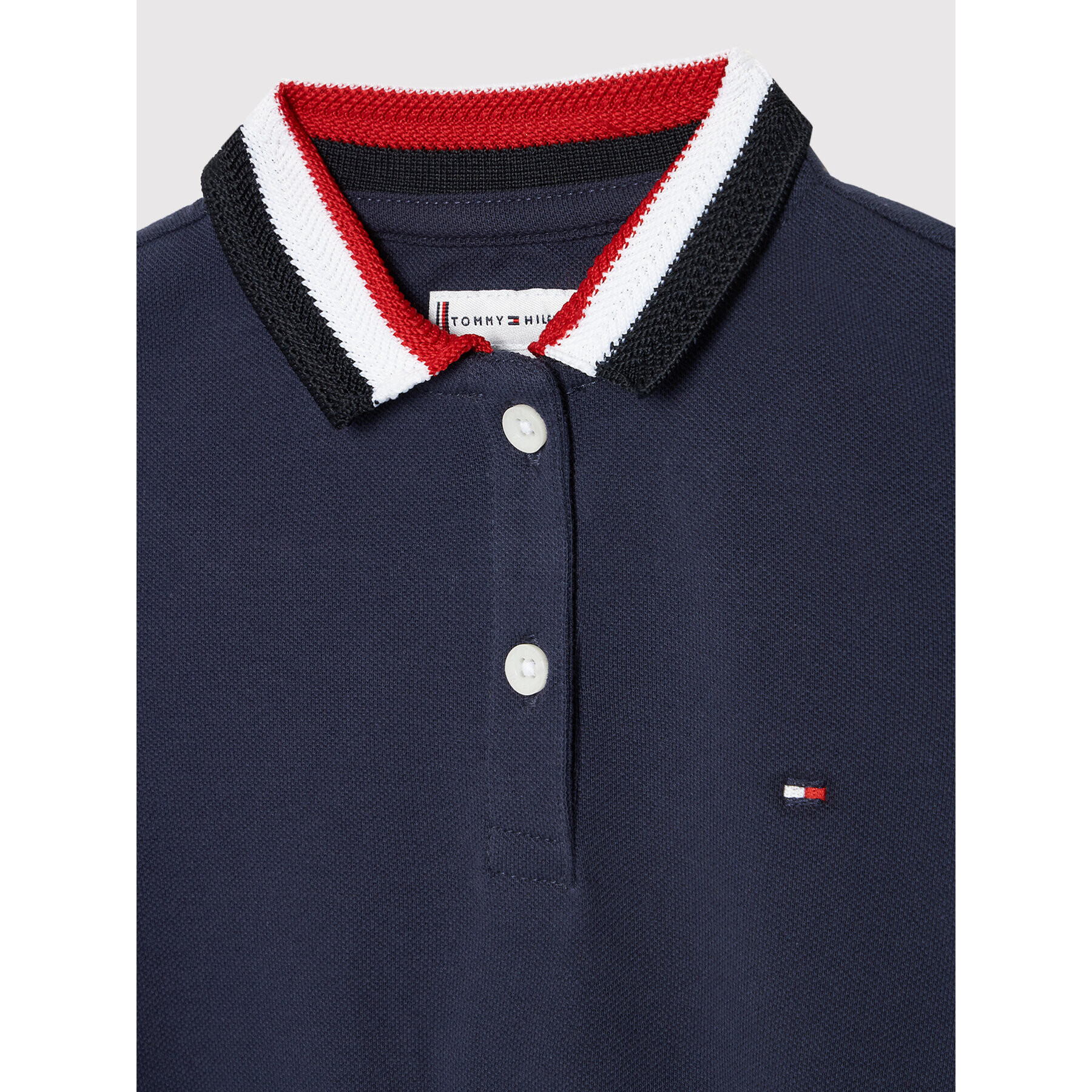 Tommy Hilfiger Ежедневна рокля KG0KG06467 Тъмносин Regular Fit - Pepit.bg