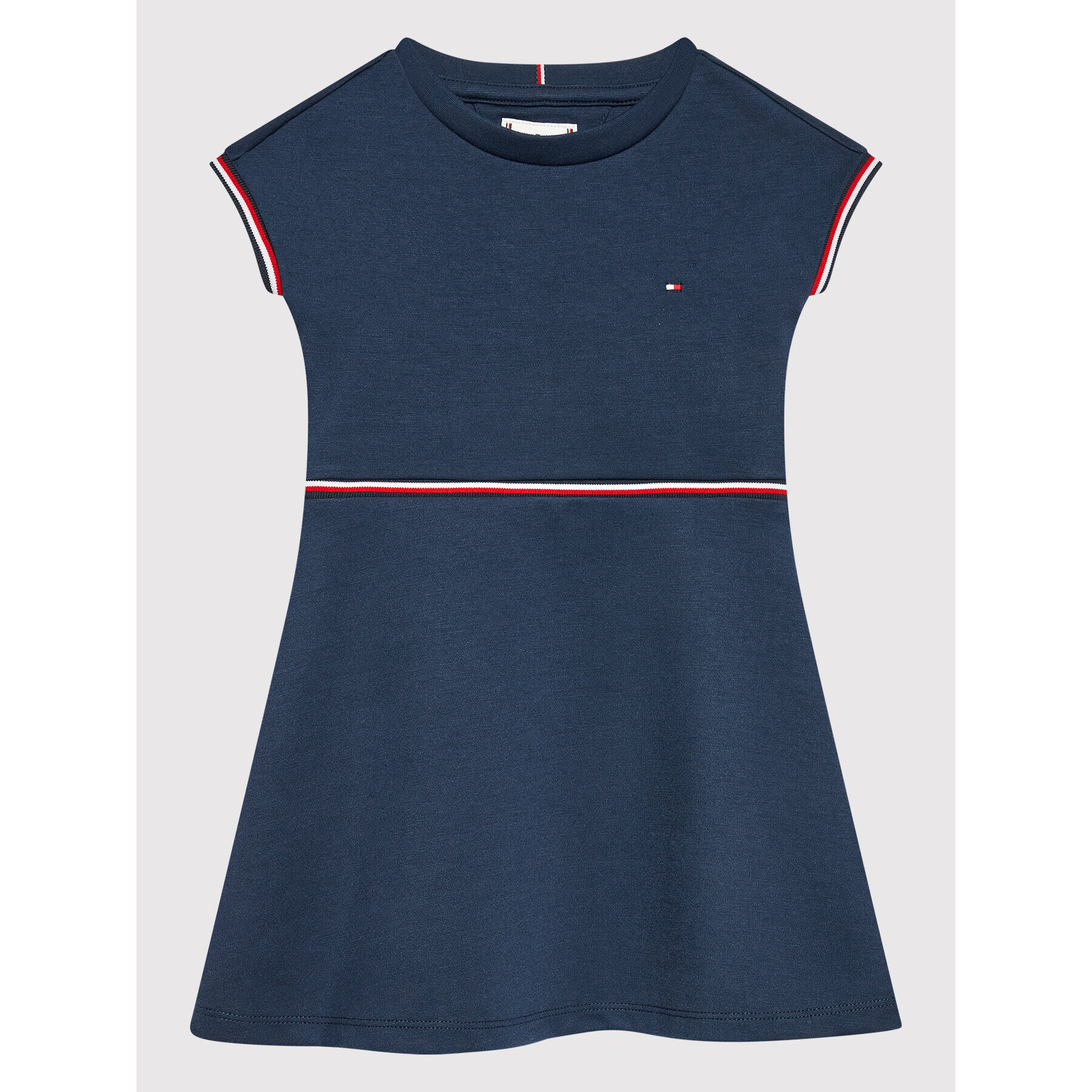 Tommy Hilfiger Ежедневна рокля KG0KG06514 Тъмносин Regular Fit - Pepit.bg