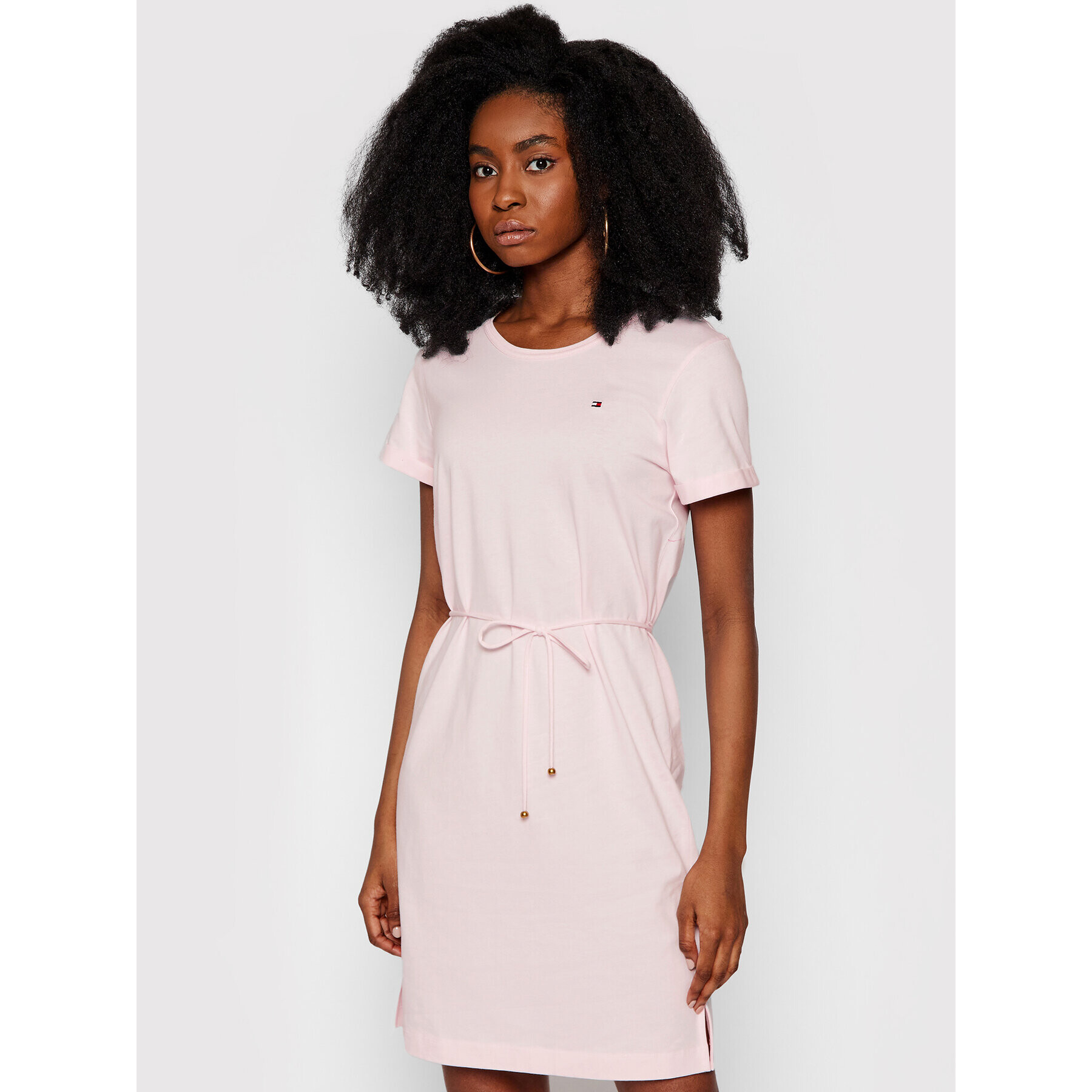 Tommy Hilfiger Ежедневна рокля Shift WW0WW27812 Розов Regular Fit - Pepit.bg