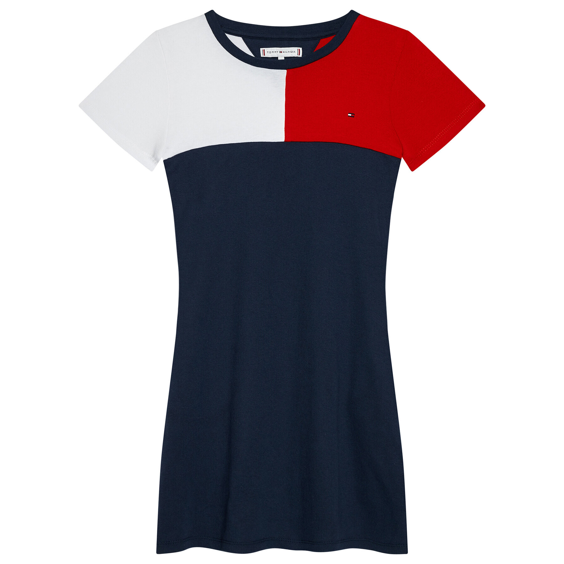 Tommy Hilfiger Ежедневна рокля Stripe Rib KG0KG05820 M Цветен Regular Fit - Pepit.bg