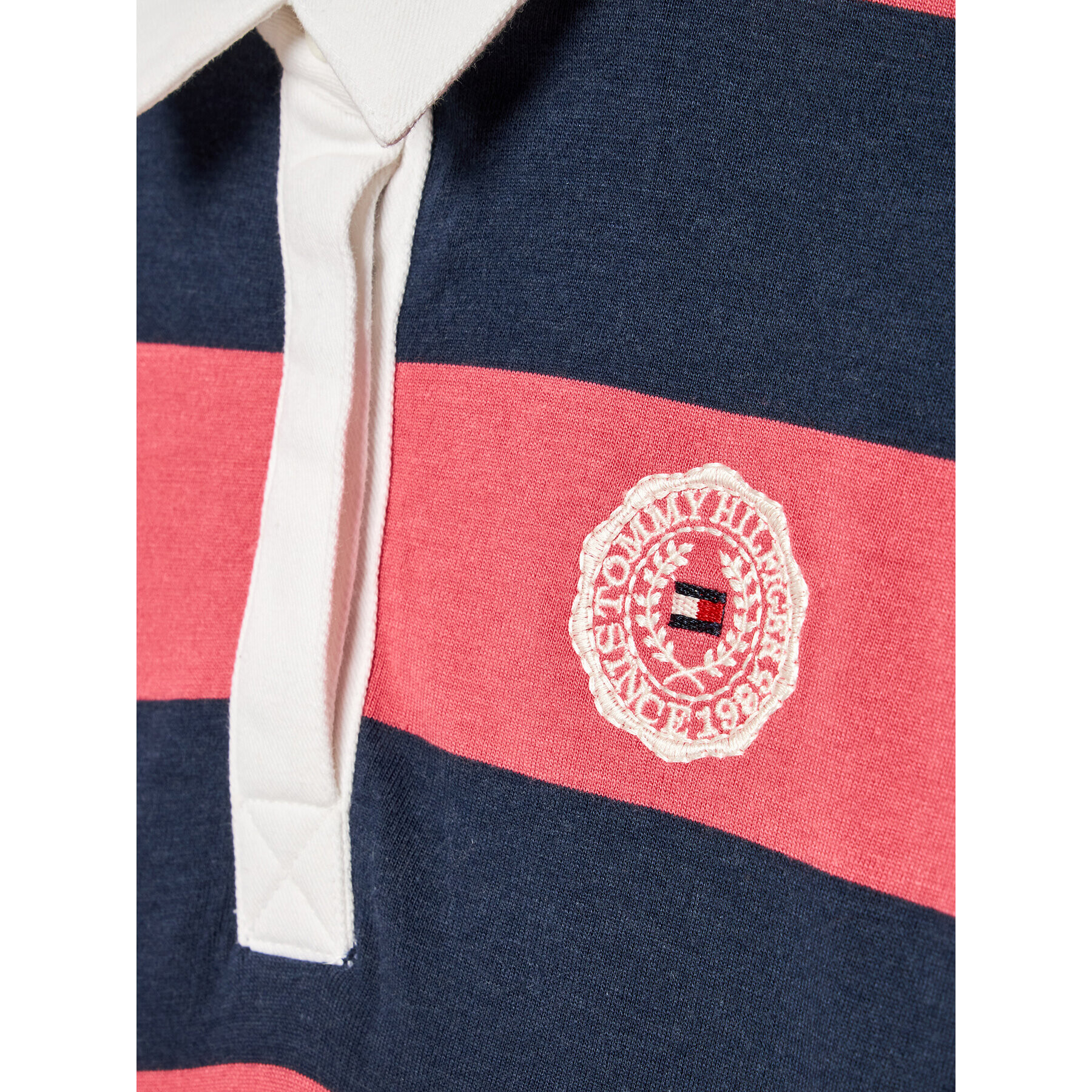 Tommy Hilfiger Ежедневна рокля Tiny Varsity Rugby KG0KG06265 D Розов Regular Fit - Pepit.bg