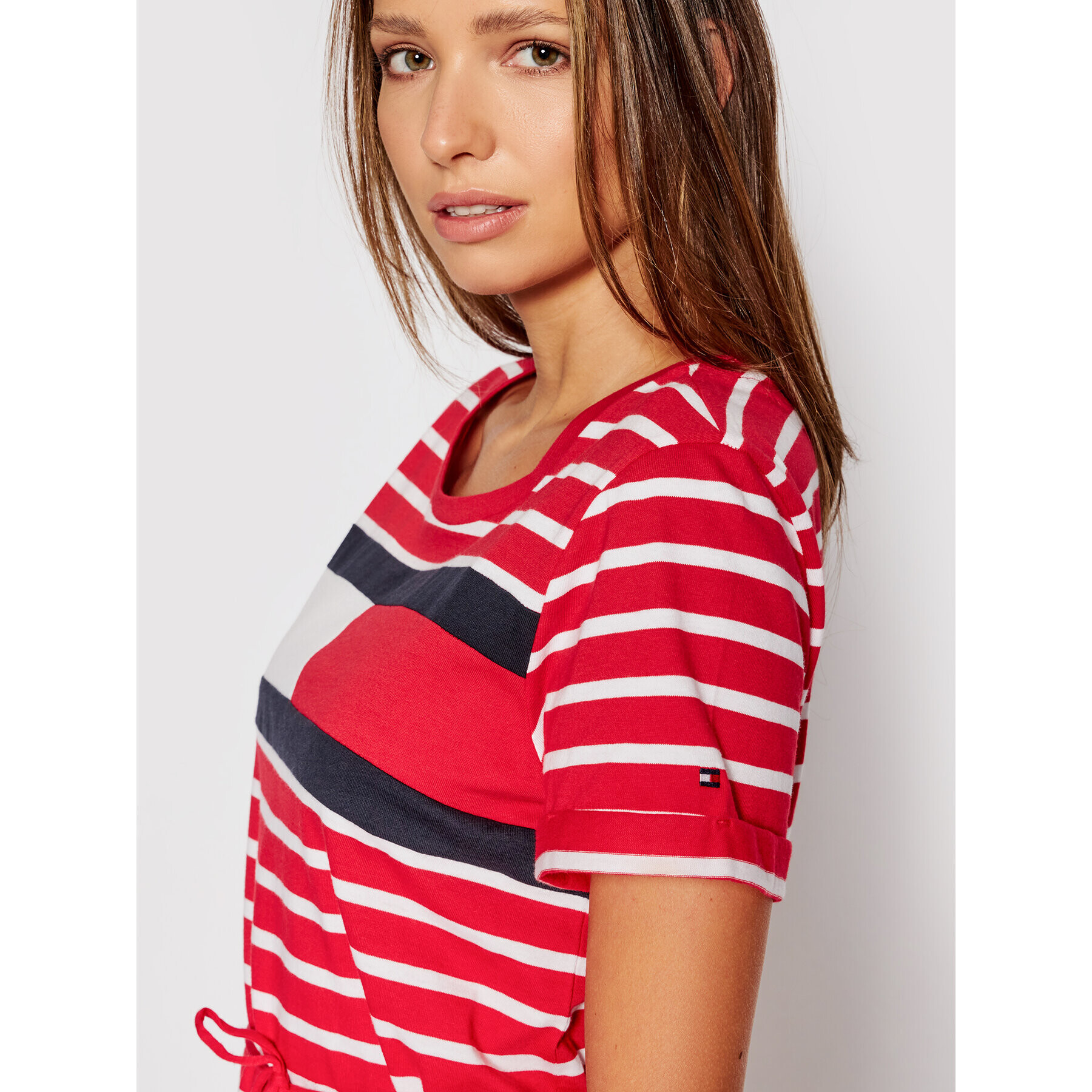 Tommy Hilfiger Ежедневна рокля WW0WW32438 Червен Regular Fit - Pepit.bg