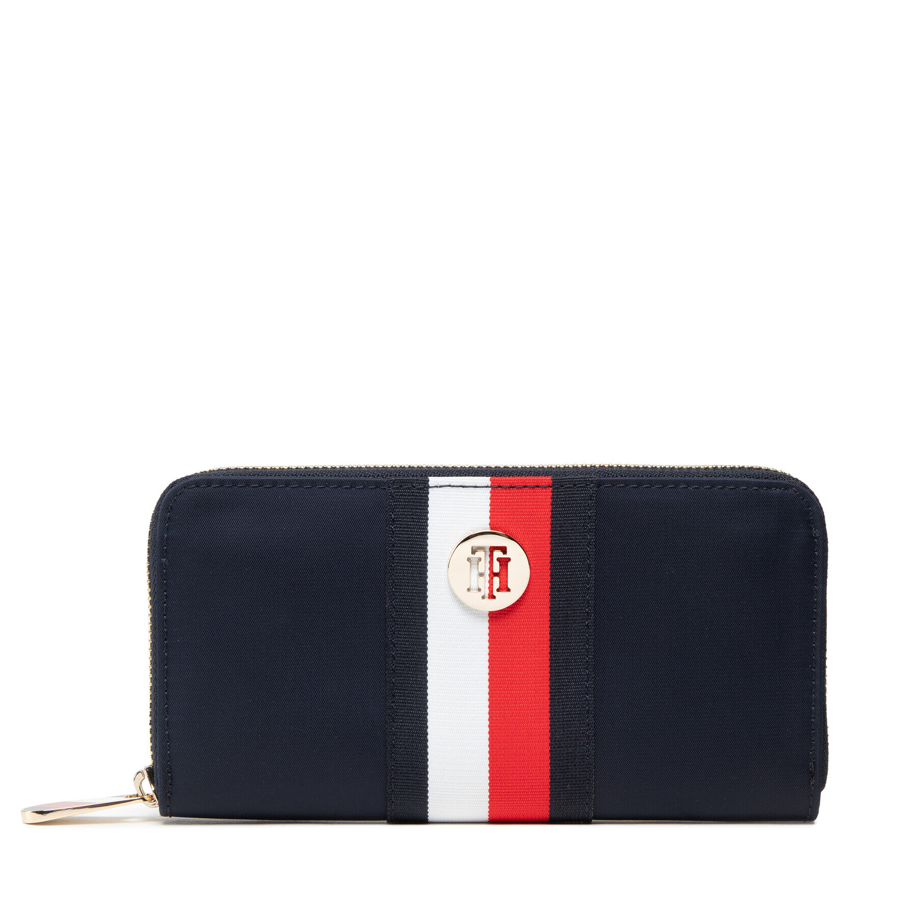 Tommy Hilfiger Голям дамски портфейл Poppy St Large Za Corp AW0AW10266 Тъмносин - Pepit.bg