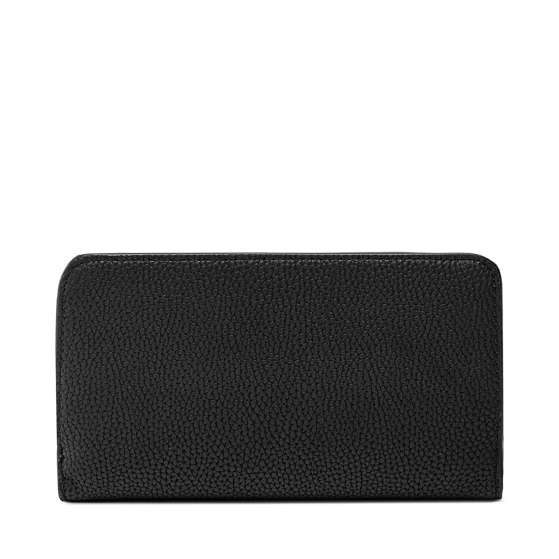 Tommy Hilfiger Голям дамски портфейл Th Element Large Flap Wallet AW0AW13663 Черен - Pepit.bg