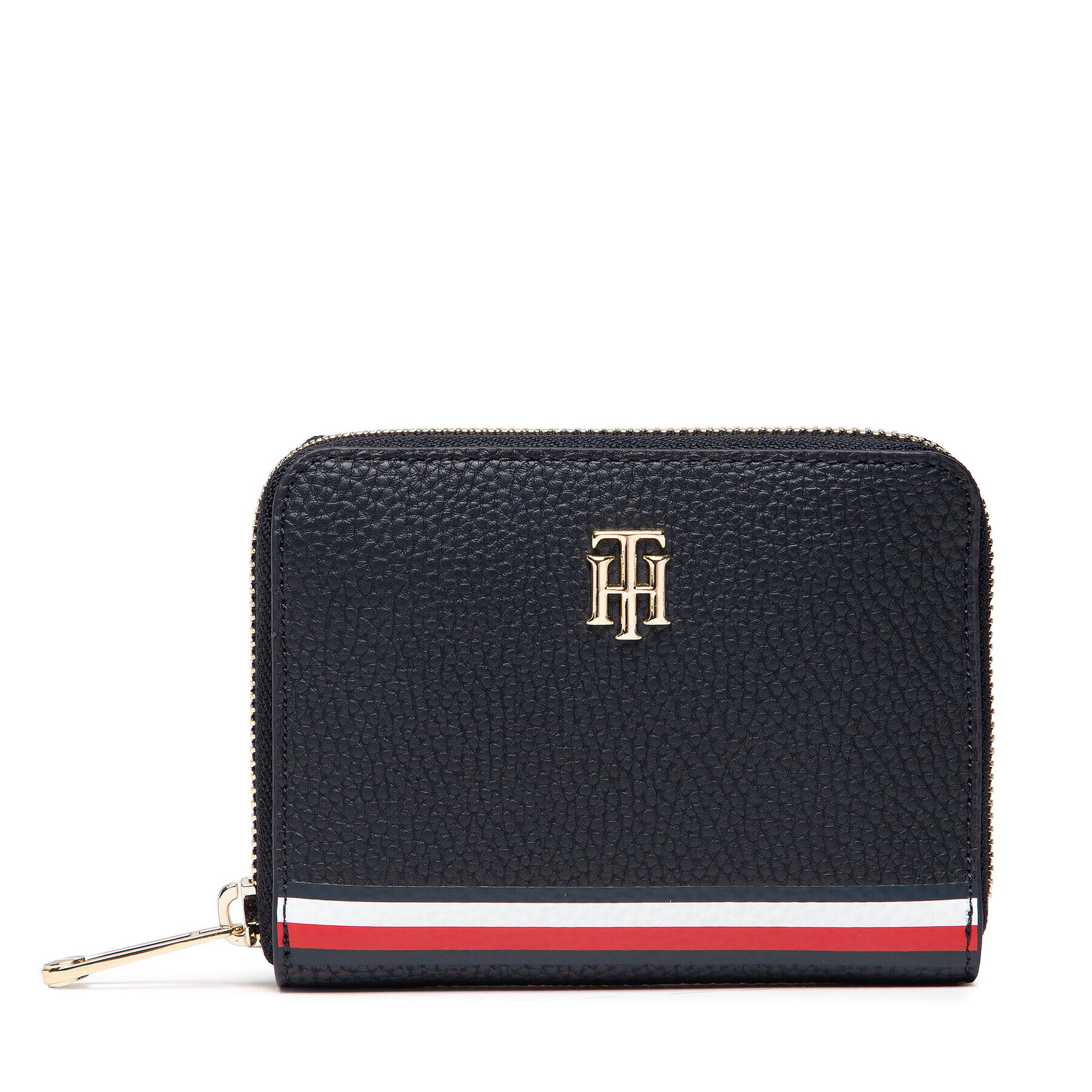 Tommy Hilfiger Голям дамски портфейл Th Element Med Za Corp AW0AW11625 Тъмносин - Pepit.bg