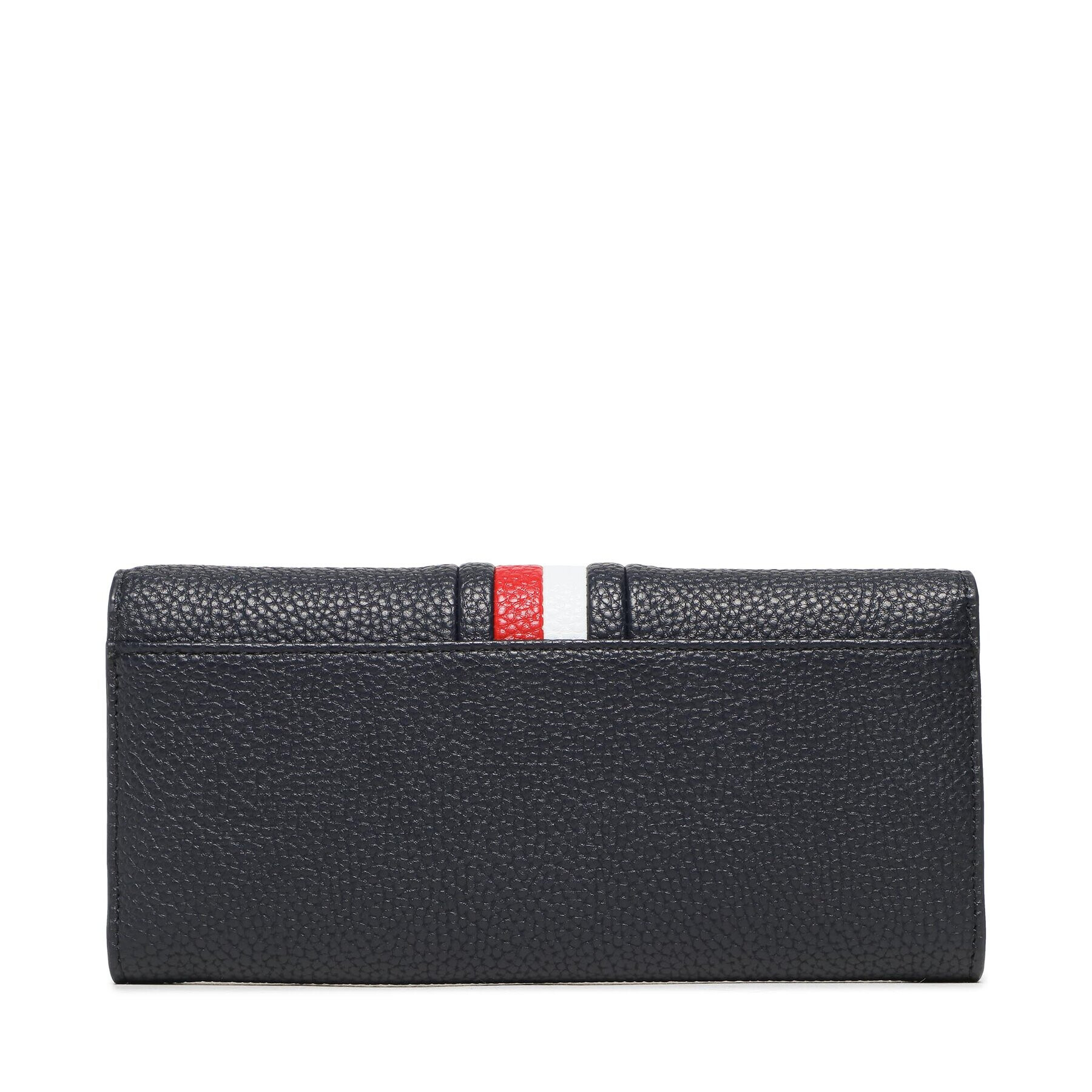 Tommy Hilfiger Голям дамски портфейл Th Emblem Large Flap Corp AW0AW14334 Тъмносин - Pepit.bg