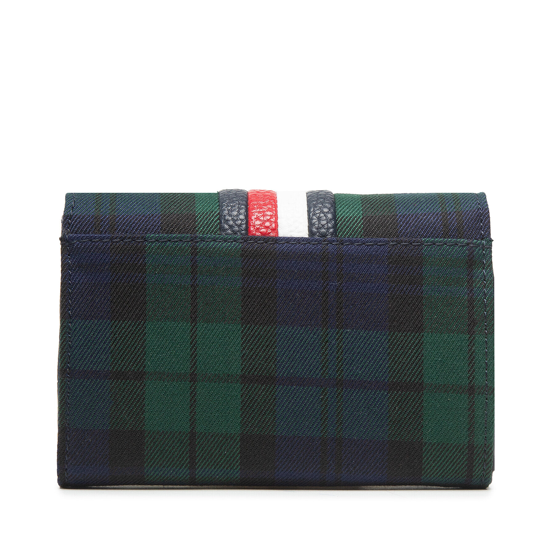 Tommy Hilfiger Голям дамски портфейл Th Emblem Med Wallet Blackwatch AW0AW14336 Тъмносин - Pepit.bg