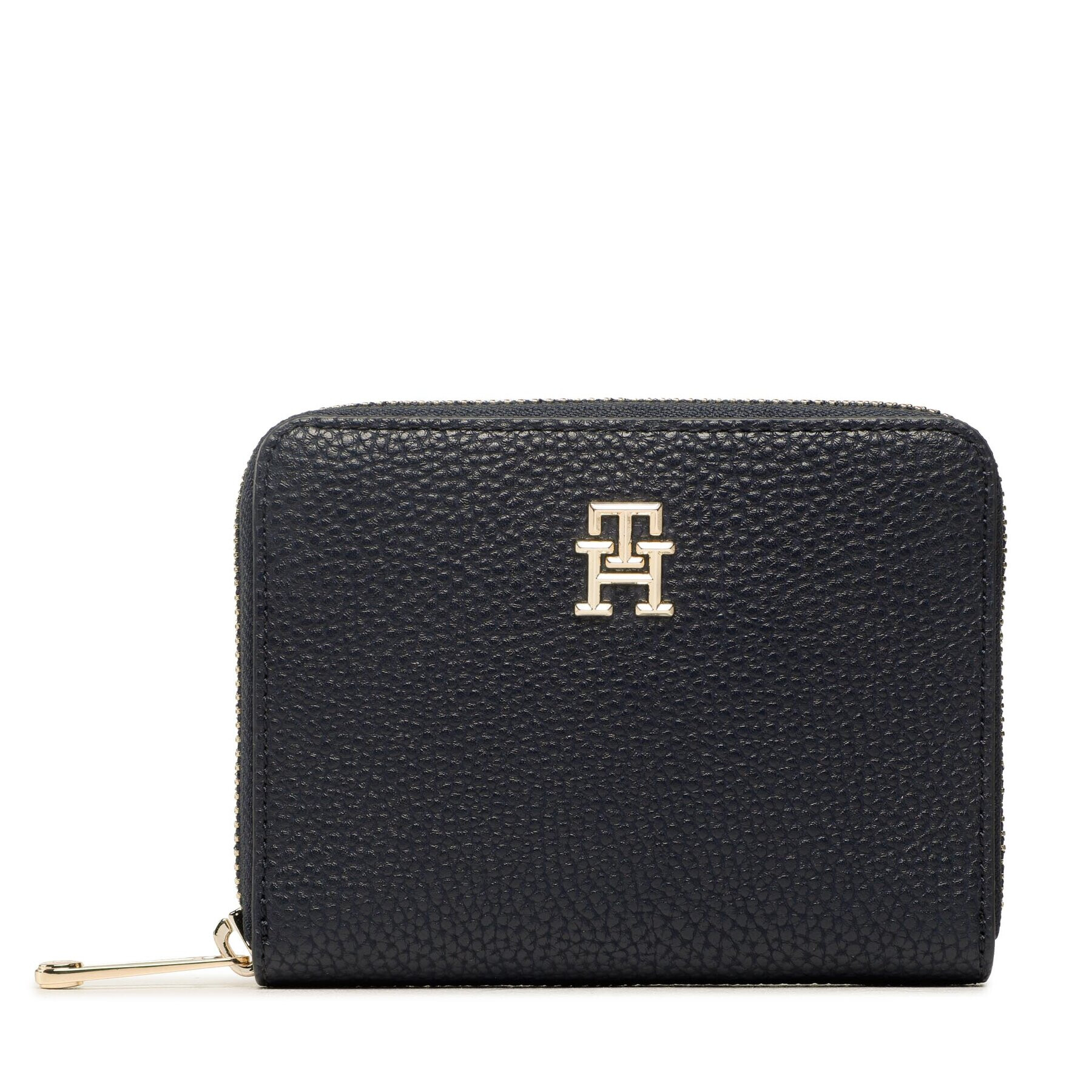 Tommy Hilfiger Голям дамски портфейл Th Emblem Med Za AW0AW14649gr Тъмносин - Pepit.bg