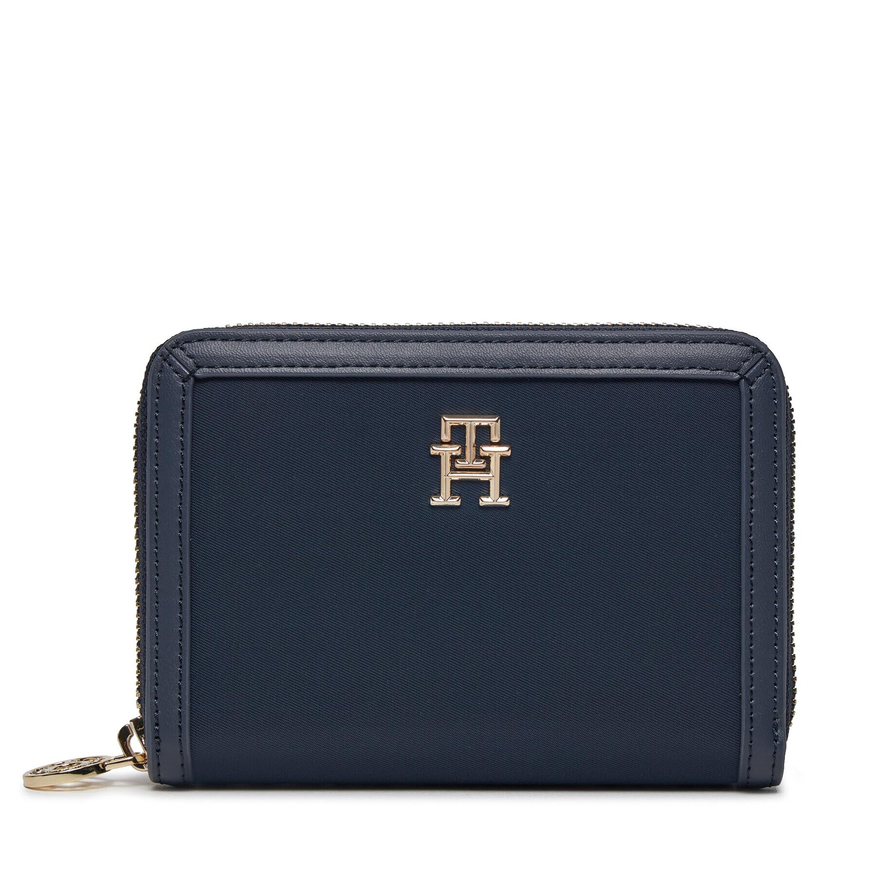 Tommy Hilfiger Голям дамски портфейл Th Essential S Med Za AW0AW15754 Тъмносин - Pepit.bg