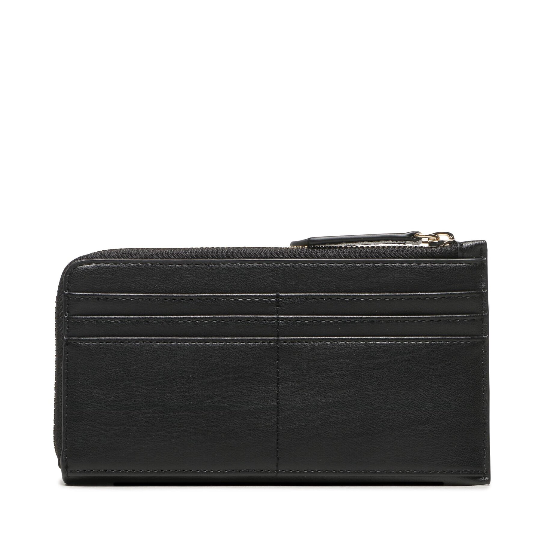 Tommy Hilfiger Голям дамски портфейл Th Feminine Large Slim Wallet AW0AW14890 Черен - Pepit.bg