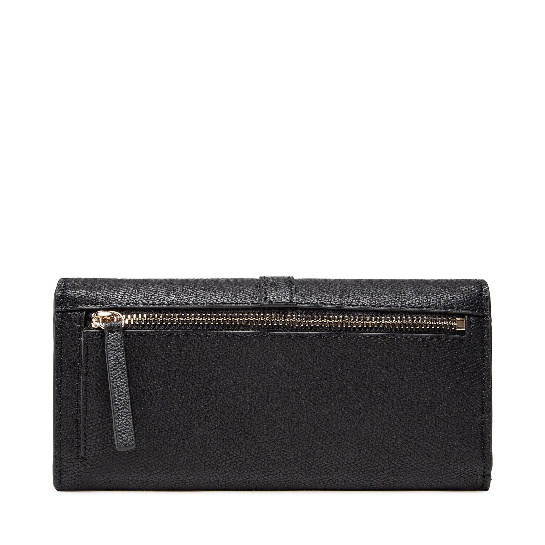 Tommy Hilfiger Голям дамски портфейл Th Plush Lrg Flap Wallet AW0AW14234 Черен - Pepit.bg