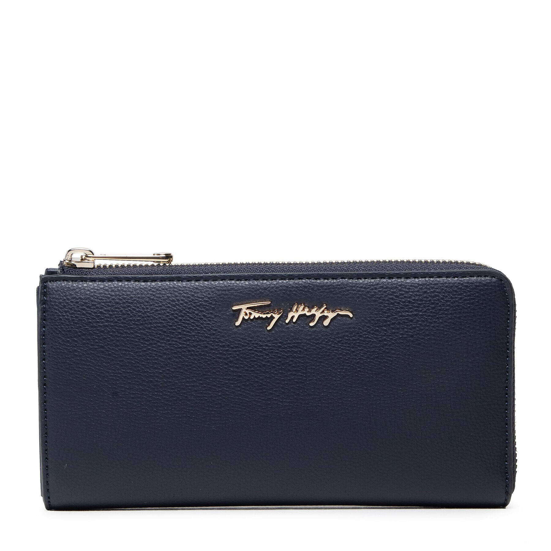 Tommy Hilfiger Голям дамски портфейл Tommy Jou Large Za Wallet AW0AW12083 Тъмносин - Pepit.bg