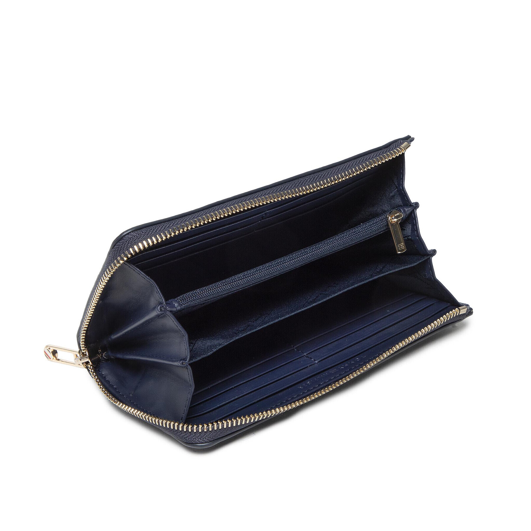 Tommy Hilfiger Голям дамски портфейл Tommy Jou Large Za Wallet AW0AW12083 Тъмносин - Pepit.bg