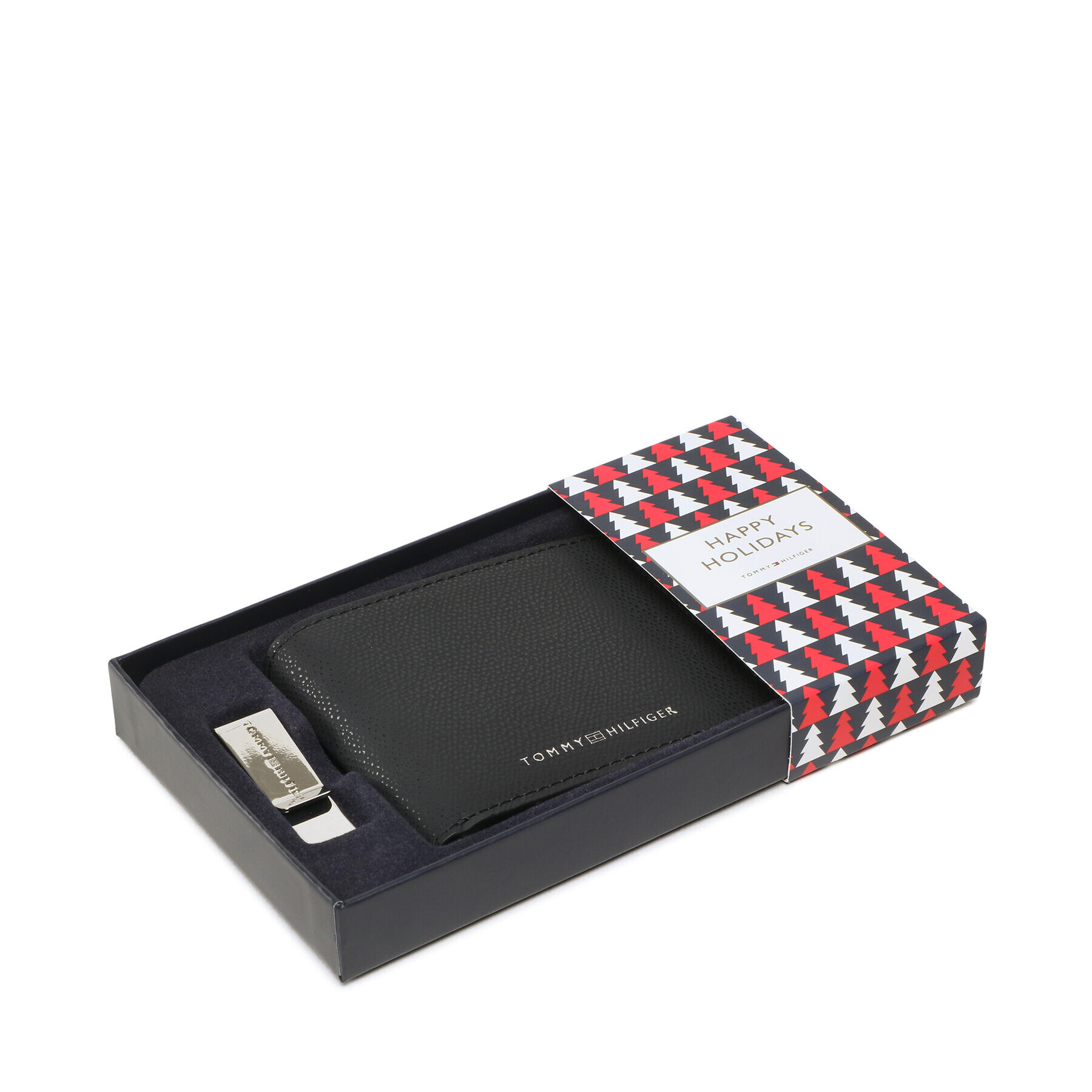 Tommy Hilfiger Голям мъжки портфейл Gp Mini Cc Wallet And Money Clip AM0AM10434 Черен - Pepit.bg