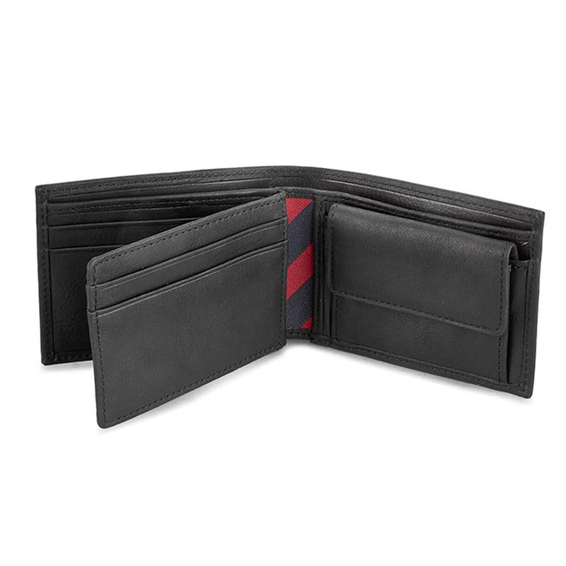 Tommy Hilfiger Голям мъжки портфейл Johnson Mini Cc Flap And Coin Pocket AM0AM00662/82568 Черен - Pepit.bg