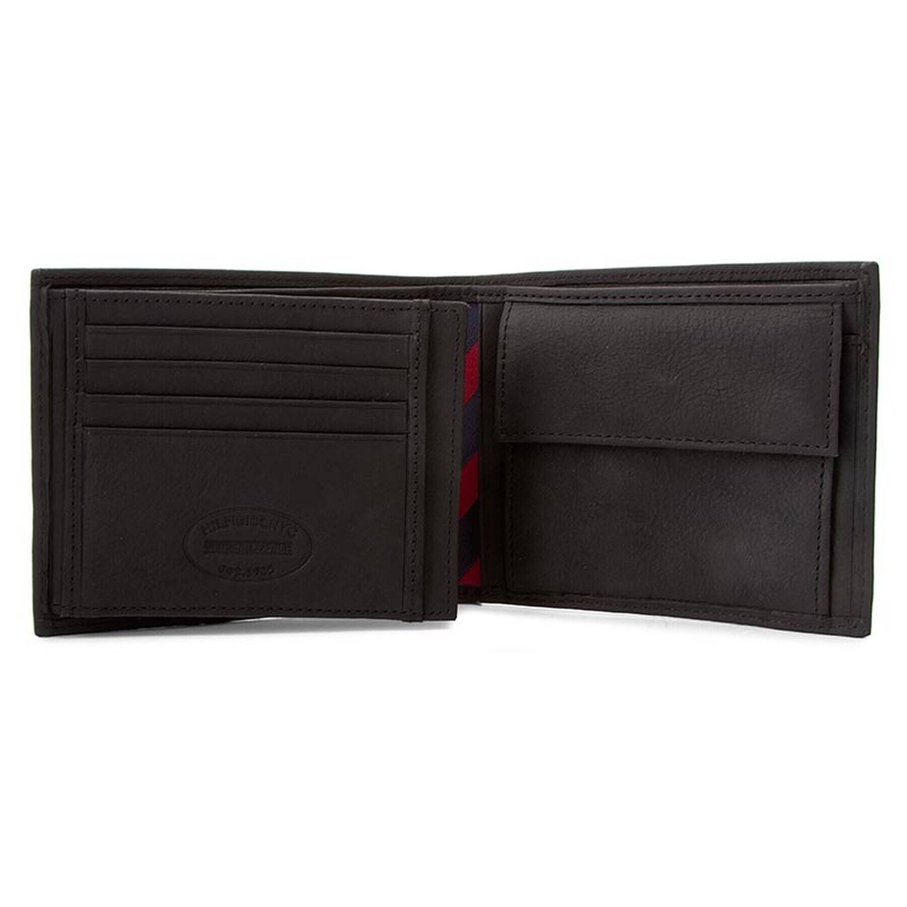 Tommy Hilfiger Голям мъжки портфейл Johnson Trifold AM0AM00665 Черен - Pepit.bg