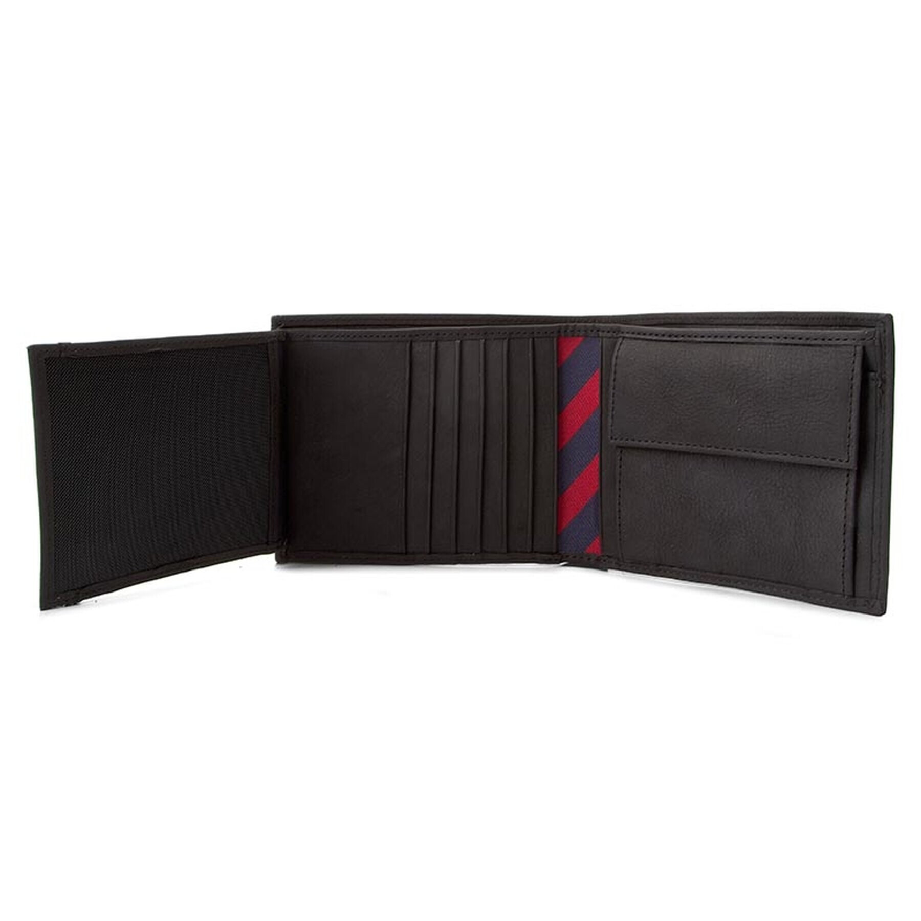 Tommy Hilfiger Голям мъжки портфейл Johnson Trifold AM0AM00665 Черен - Pepit.bg