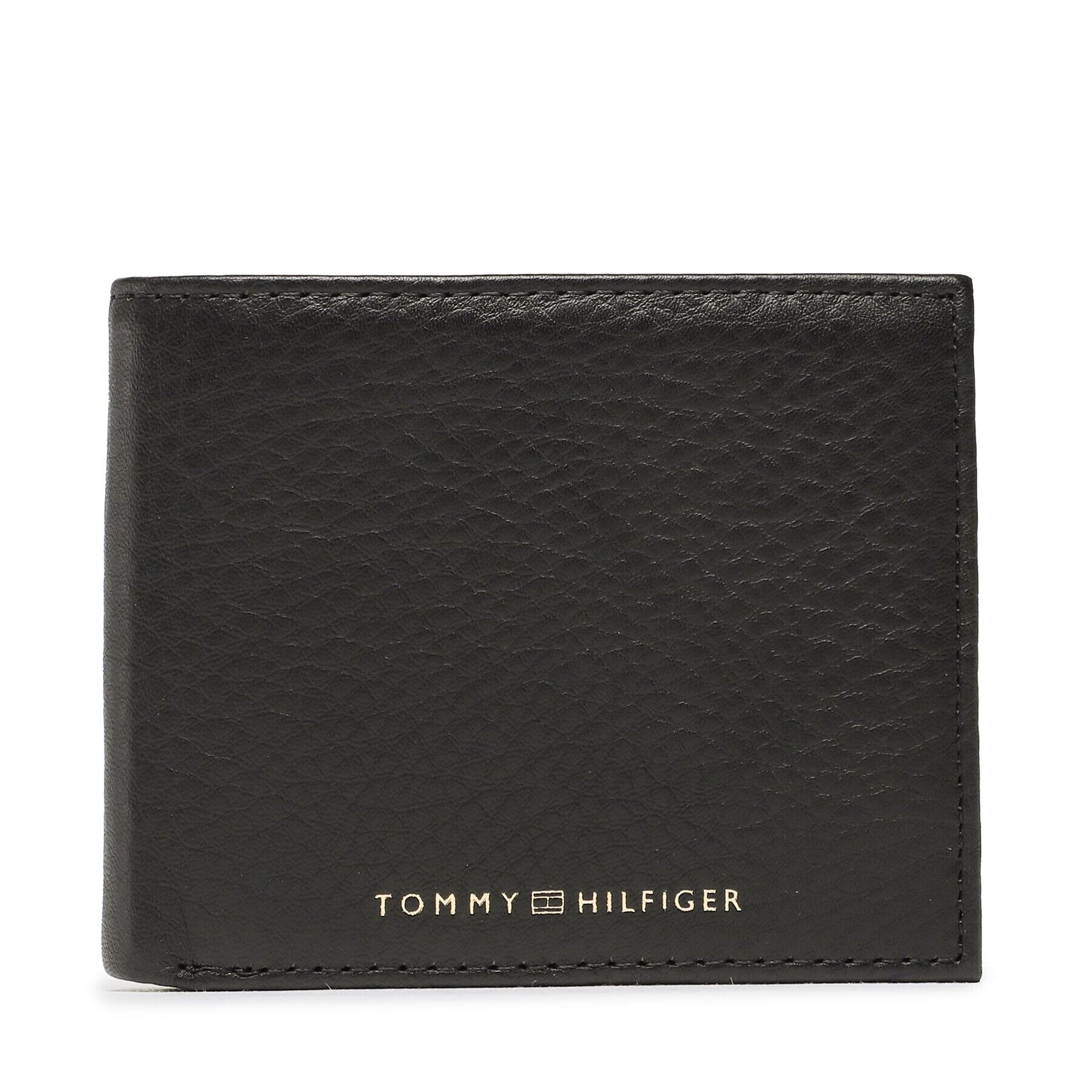 Tommy Hilfiger Голям мъжки портфейл Prem Leather Mini Cc Wallet AM0AM10988 Черен - Pepit.bg