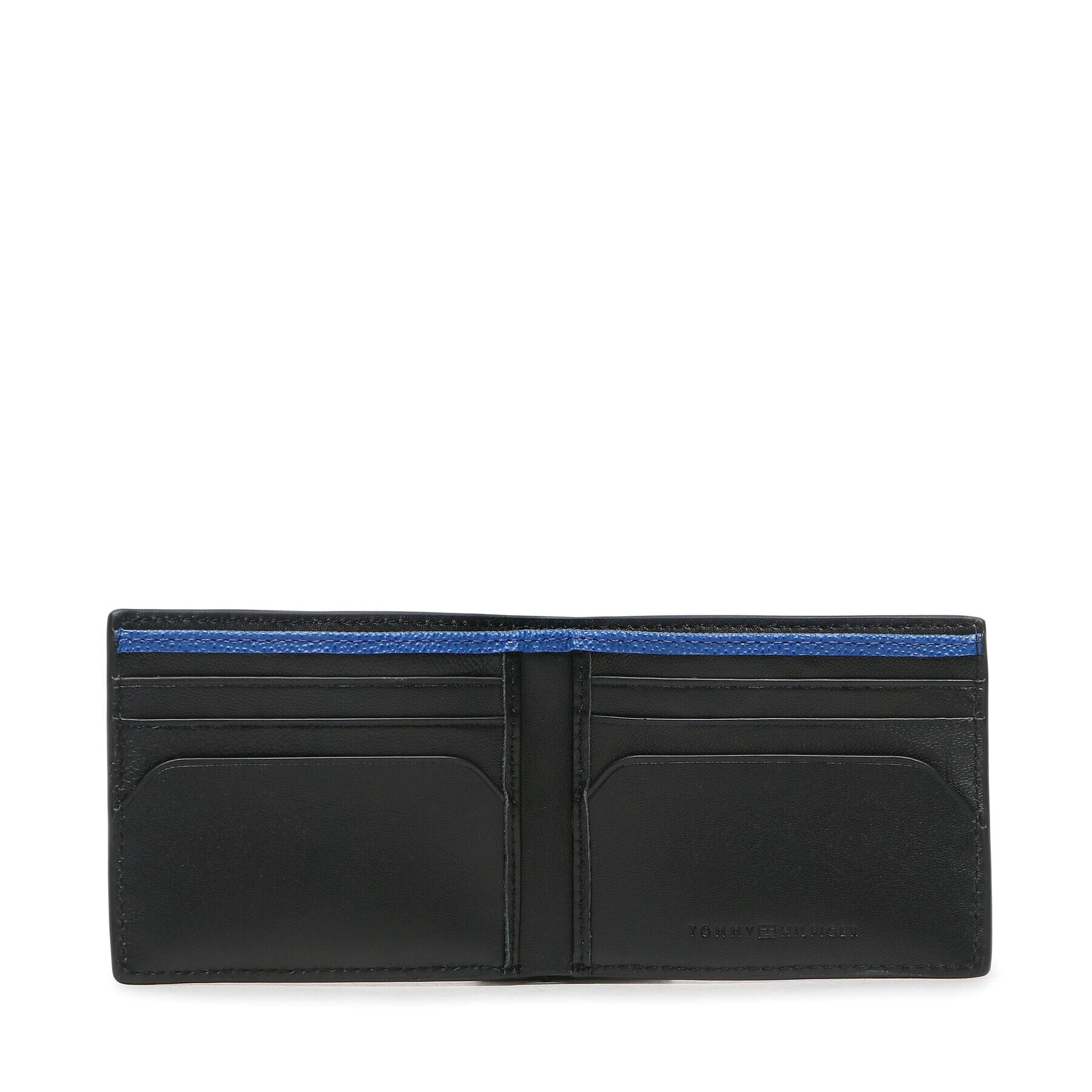 Tommy Hilfiger Голям мъжки портфейл Th Business Lea Mini Cc Wallet AM0AM11273 Черен - Pepit.bg