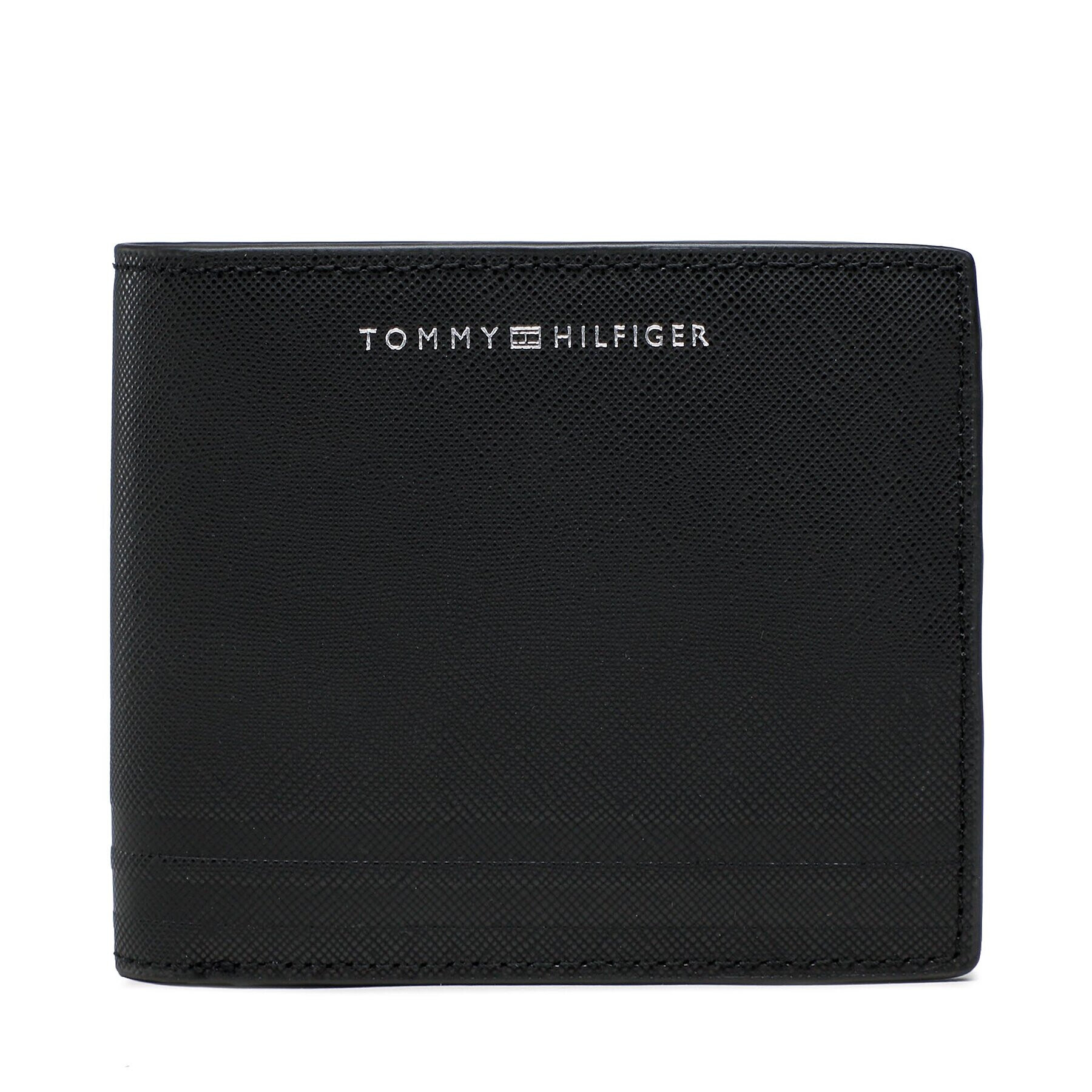 Tommy Hilfiger Голям мъжки портфейл Th Business Leather Cc And Coin AM0AM10982 Черен - Pepit.bg