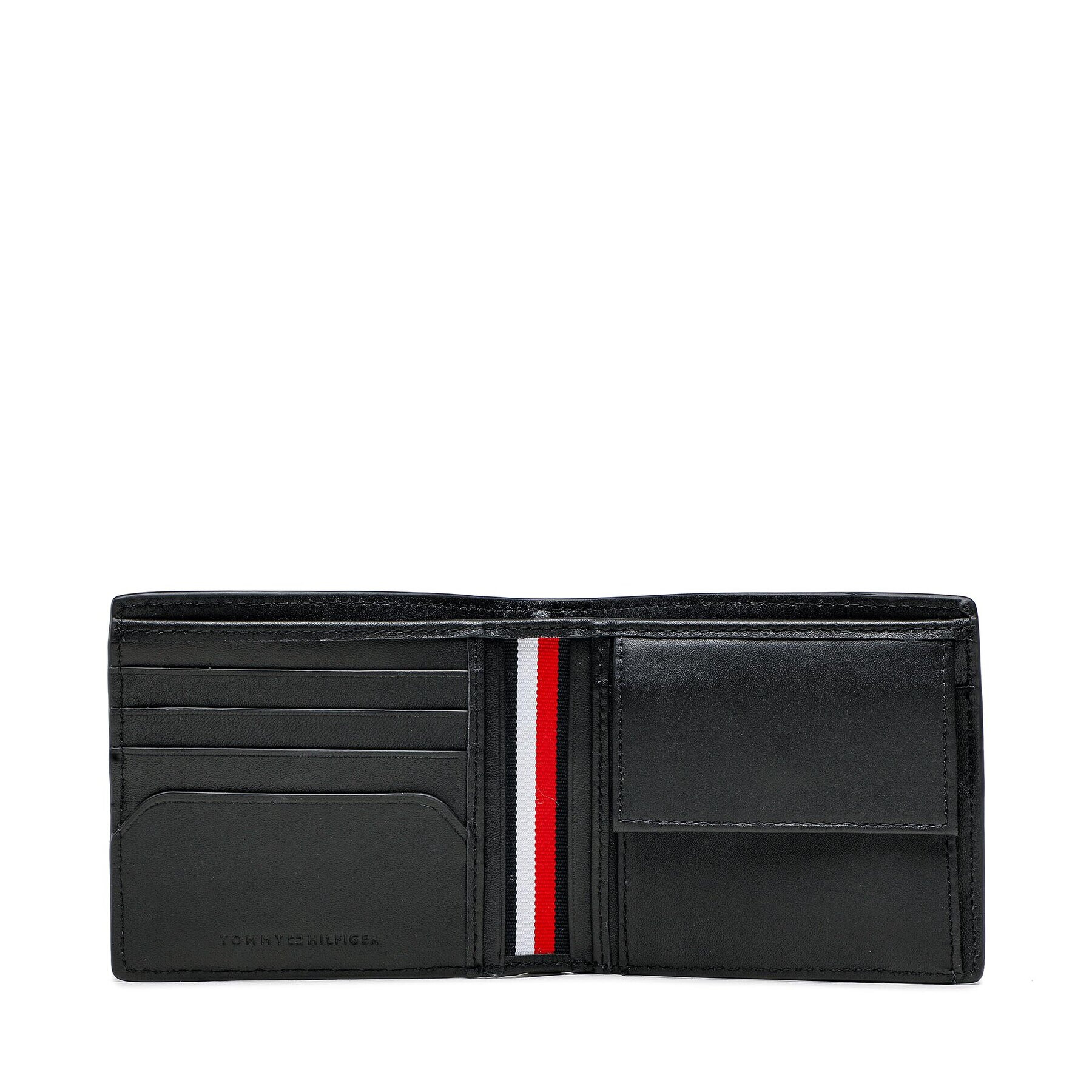 Tommy Hilfiger Голям мъжки портфейл Th Business Leather Cc And Coin AM0AM10982 Черен - Pepit.bg