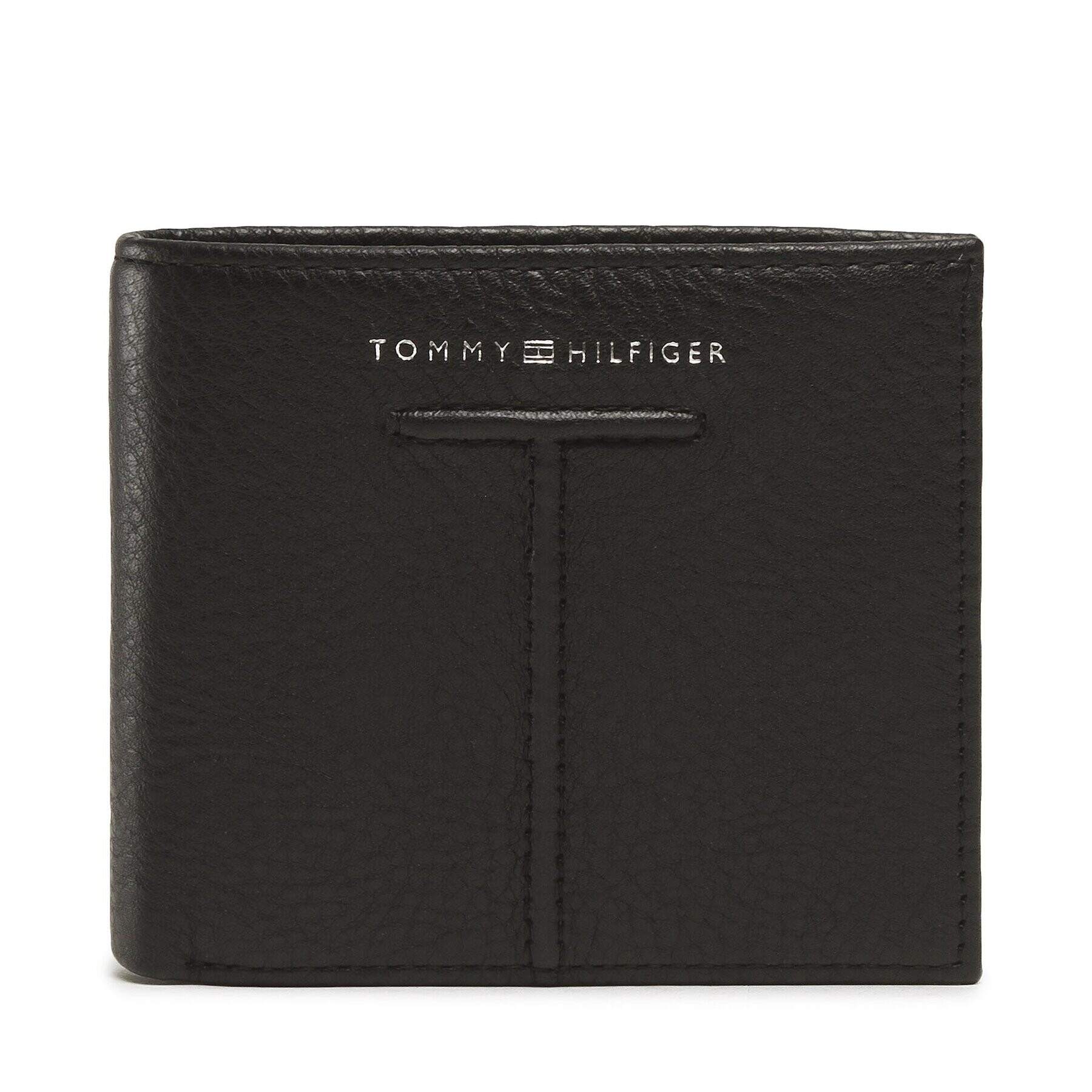 Tommy Hilfiger Голям мъжки портфейл Th Central Cc And Coin AM0AM10611 Черен - Pepit.bg