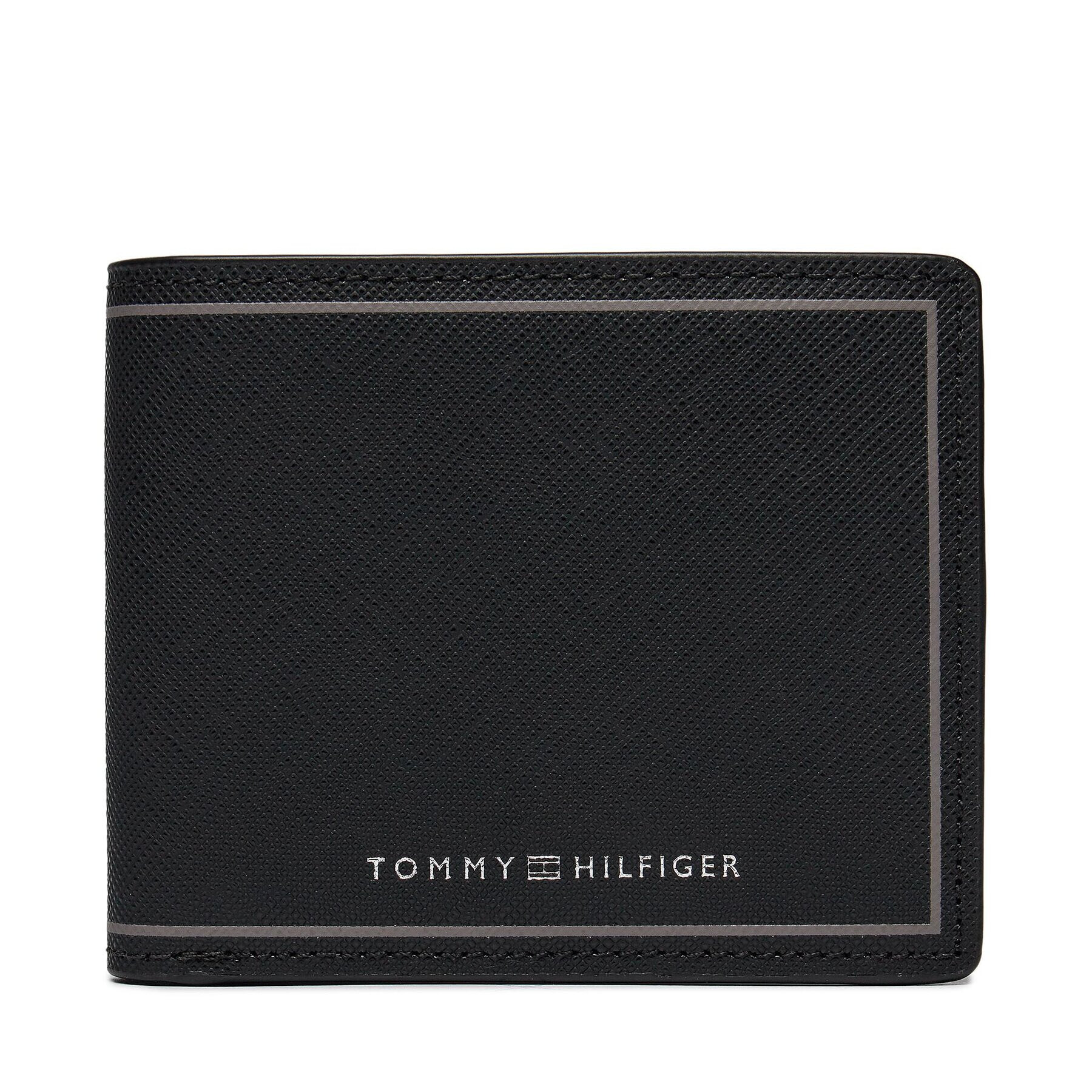 Tommy Hilfiger Голям мъжки портфейл Th Central Cc And Coin Черен - Pepit.bg