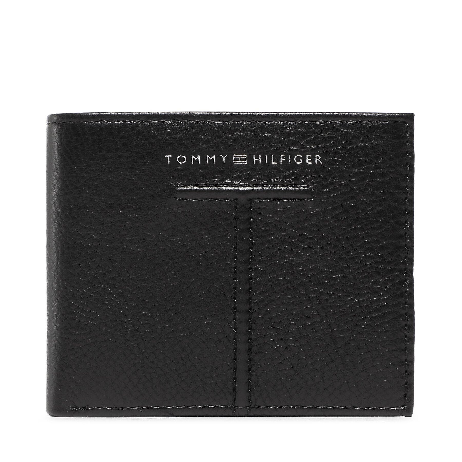 Tommy Hilfiger Голям мъжки портфейл Th Central Mini Cc Wallet AM0AM10610 Черен - Pepit.bg