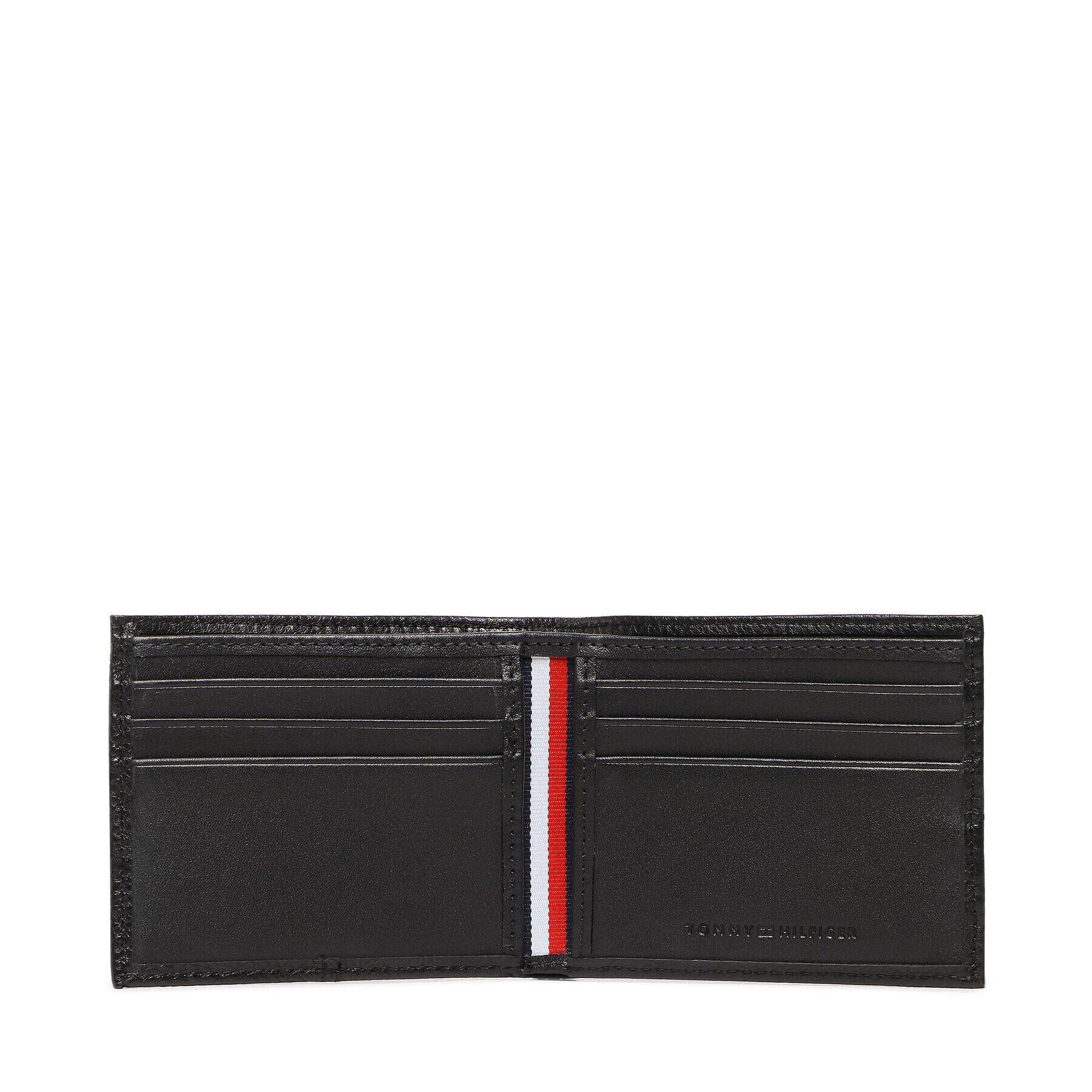 Tommy Hilfiger Голям мъжки портфейл Th Central Mini Cc Wallet AM0AM10610 Черен - Pepit.bg