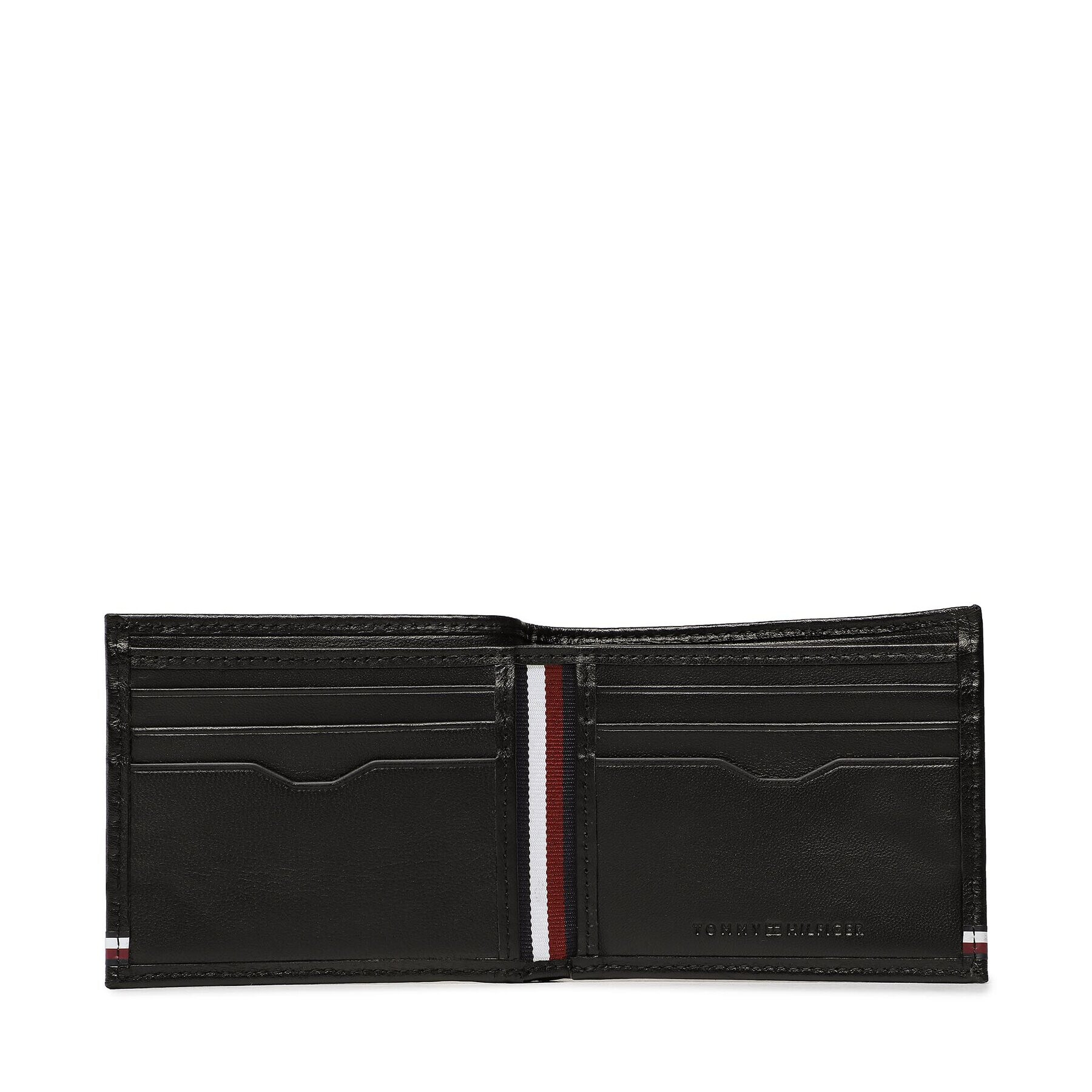 Tommy Hilfiger Голям мъжки портфейл Th Central Mini Cc Wallet AM0AM11258 Черен - Pepit.bg