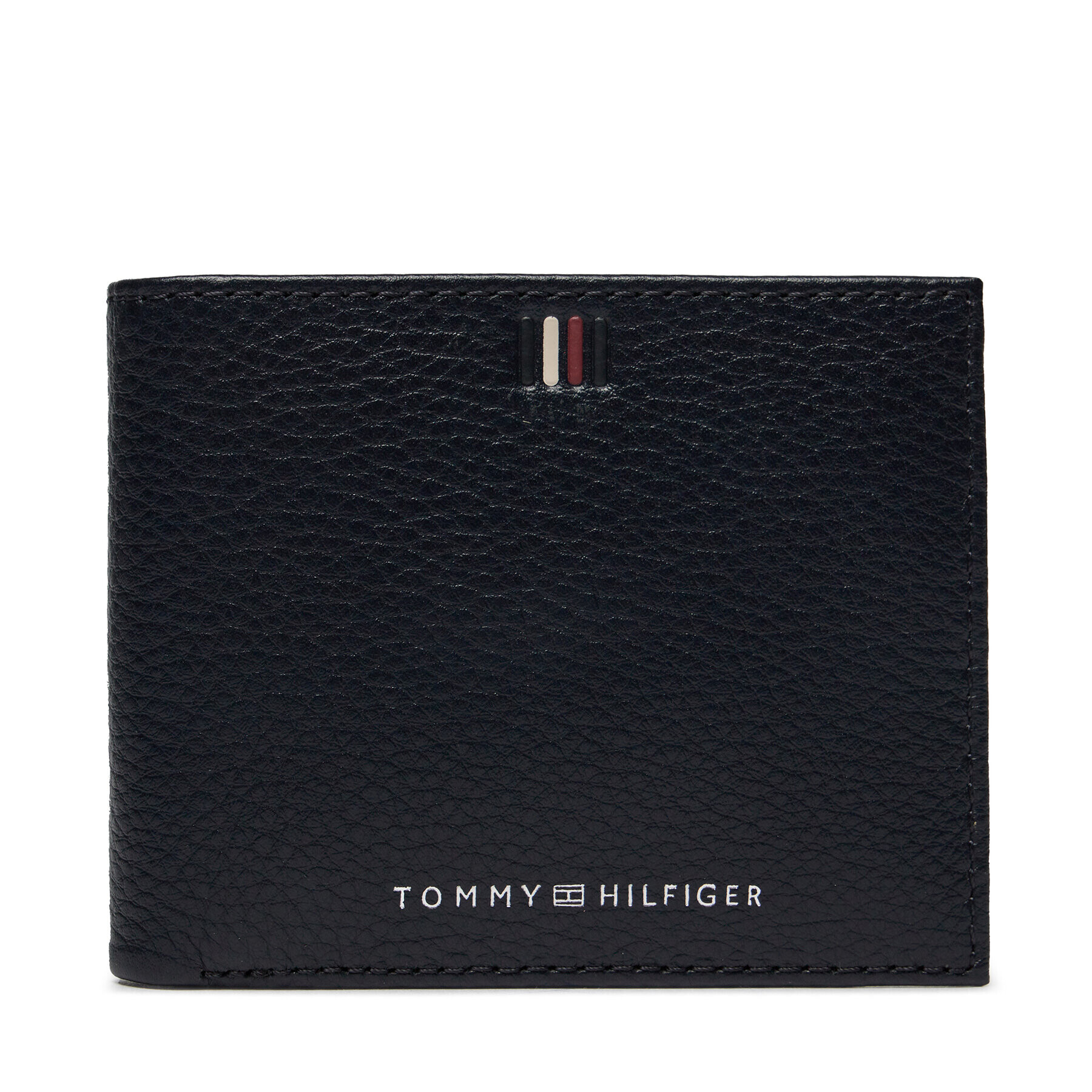 Tommy Hilfiger Голям мъжки портфейл Th Central Mini Cc Wallet AM0AM11854 Тъмносин - Pepit.bg