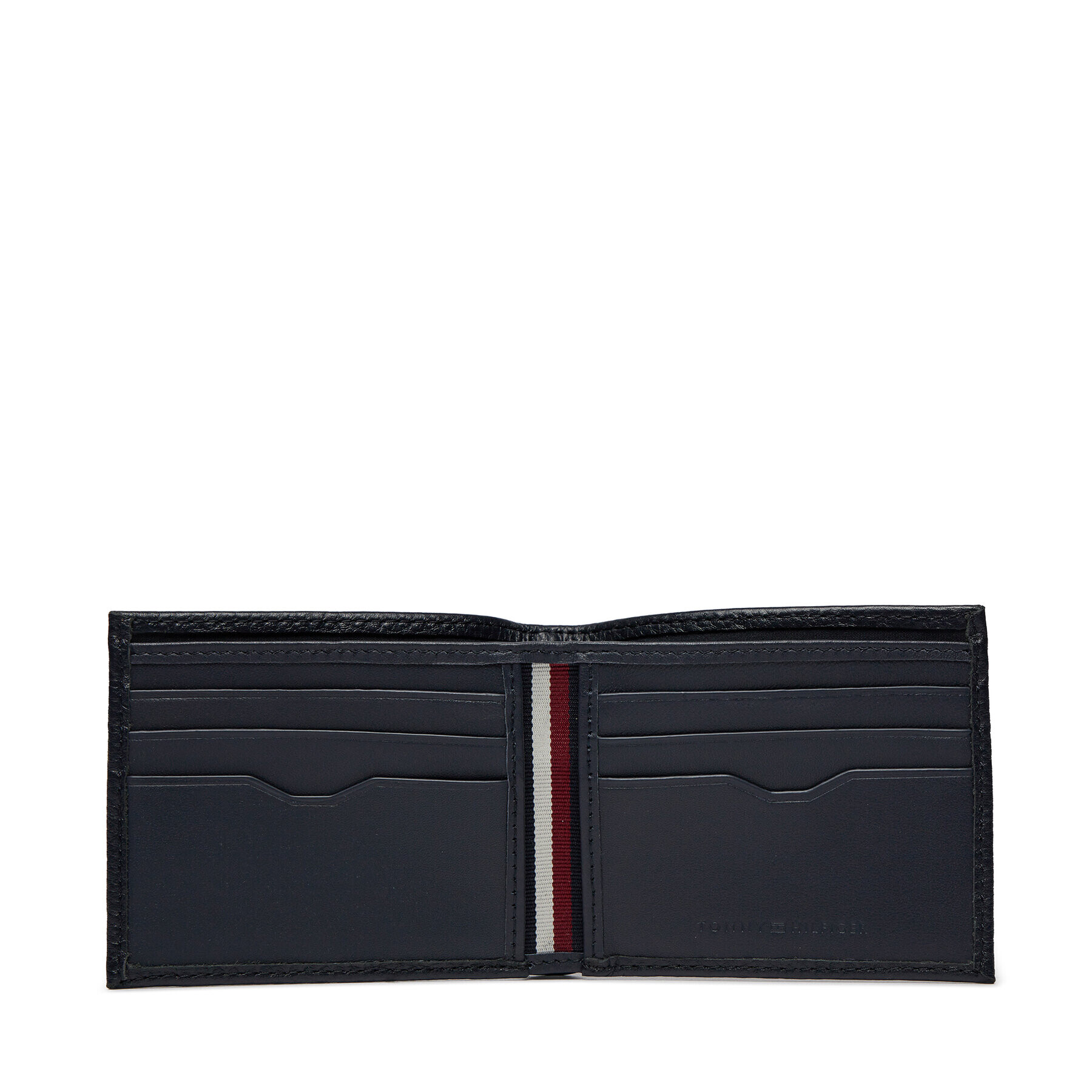 Tommy Hilfiger Голям мъжки портфейл Th Central Mini Cc Wallet AM0AM11854 Тъмносин - Pepit.bg