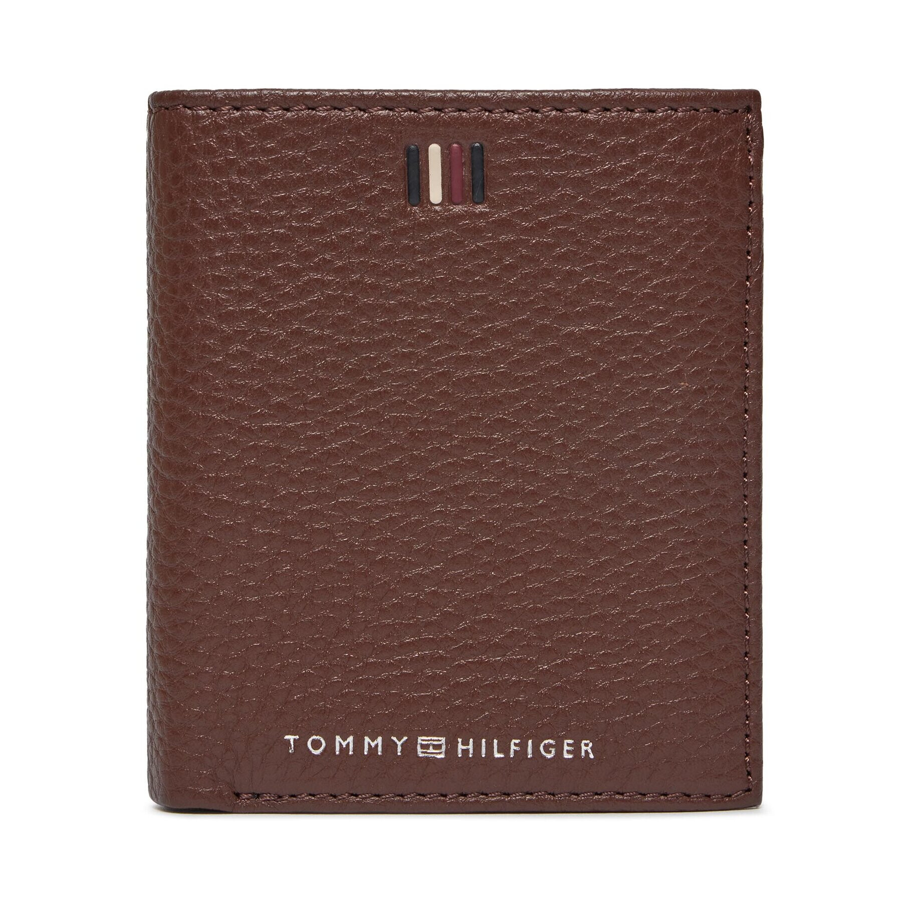 Tommy Hilfiger Голям мъжки портфейл Th Central Trifold AM0AM11851 Кафяв - Pepit.bg