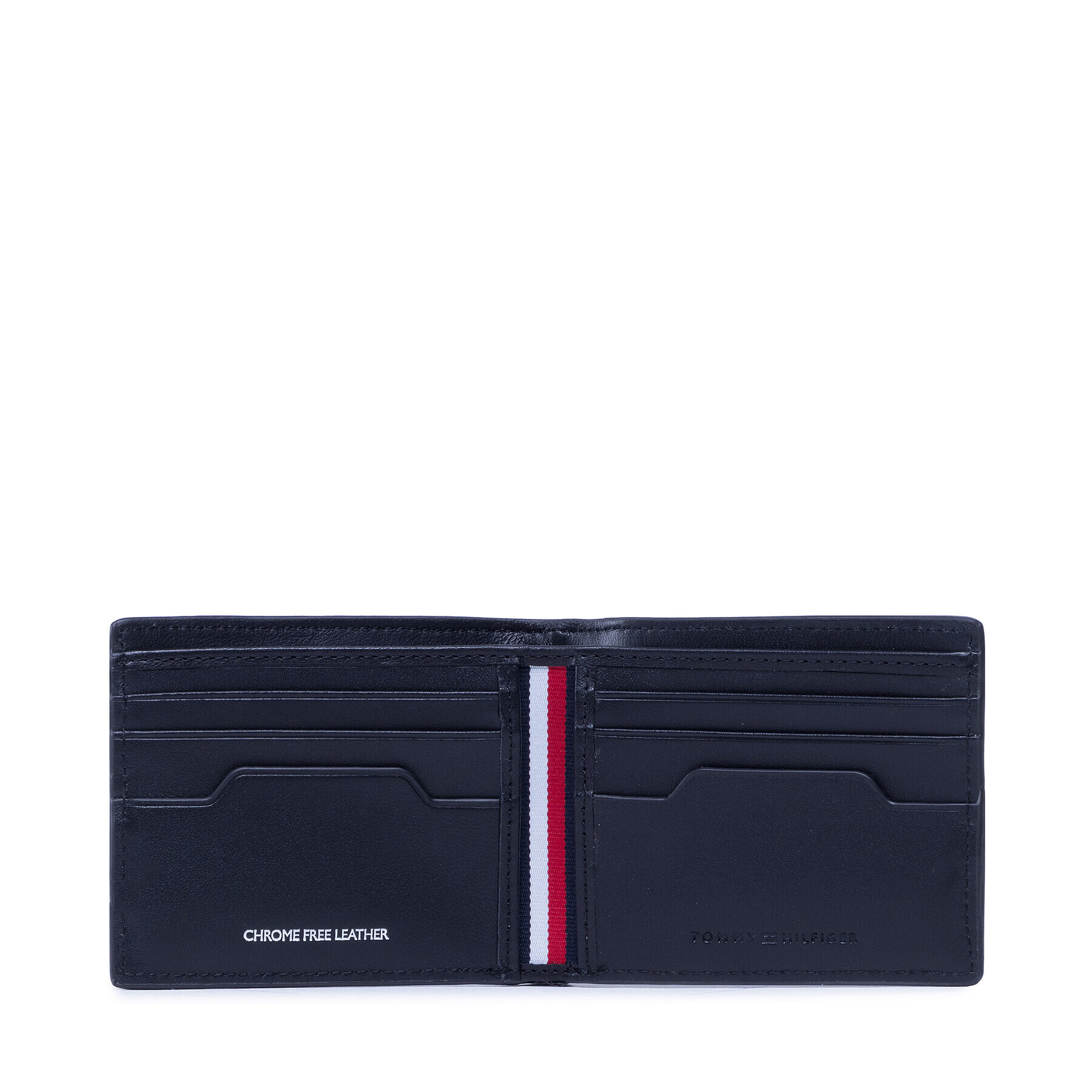 Tommy Hilfiger Голям мъжки портфейл Th Commuter Cc Wallet AM0AM08721 Черен - Pepit.bg