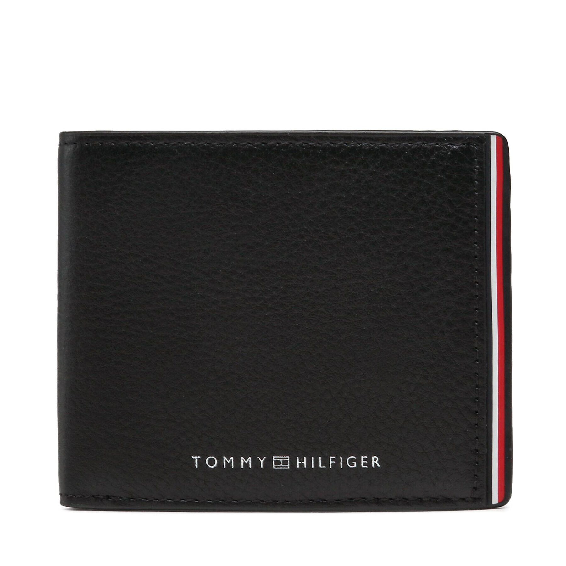 Tommy Hilfiger Голям мъжки портфейл Th Corporate Mini Cc Wallet AM0AM10968 Черен - Pepit.bg