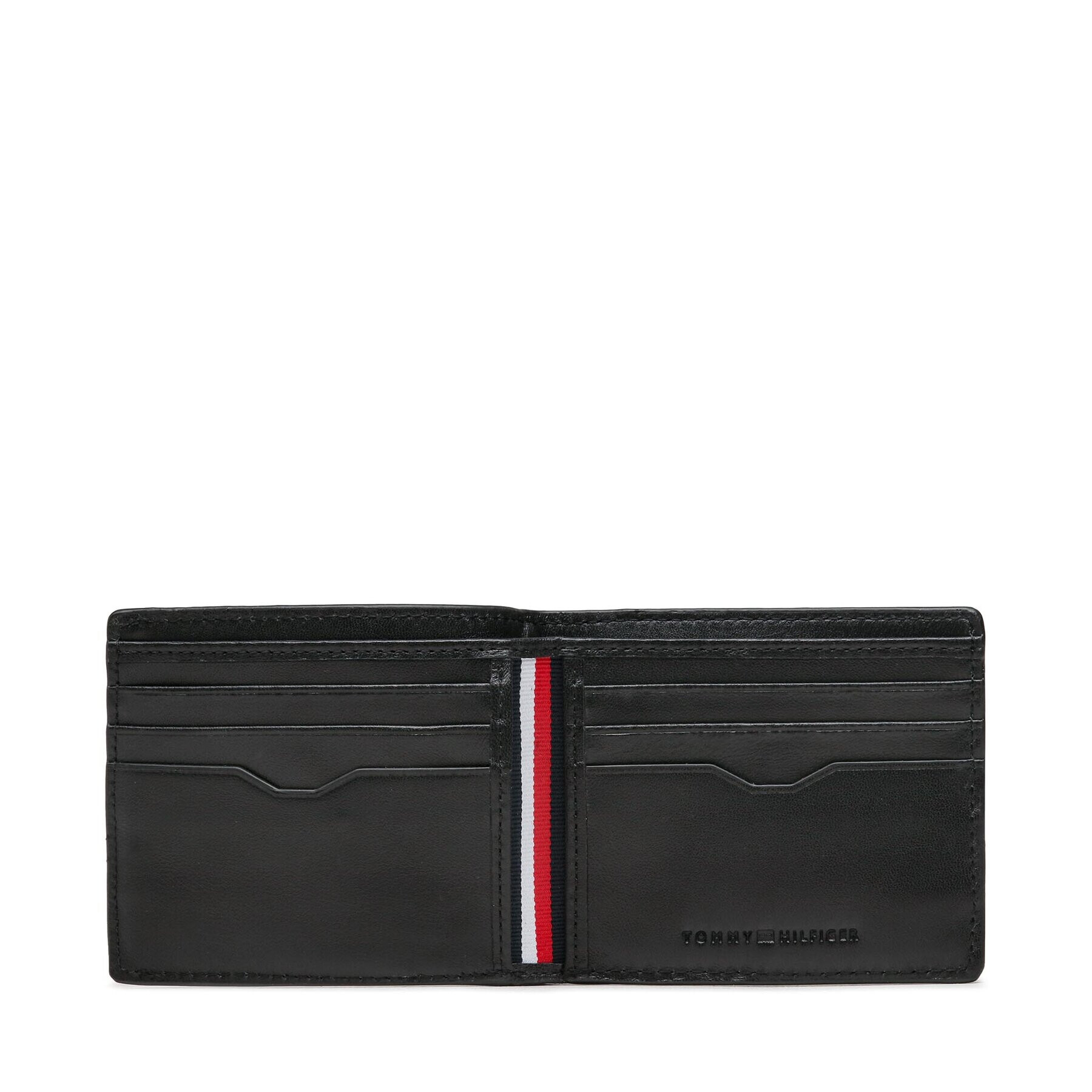 Tommy Hilfiger Голям мъжки портфейл Th Corporate Mini Cc Wallet AM0AM10968 Черен - Pepit.bg