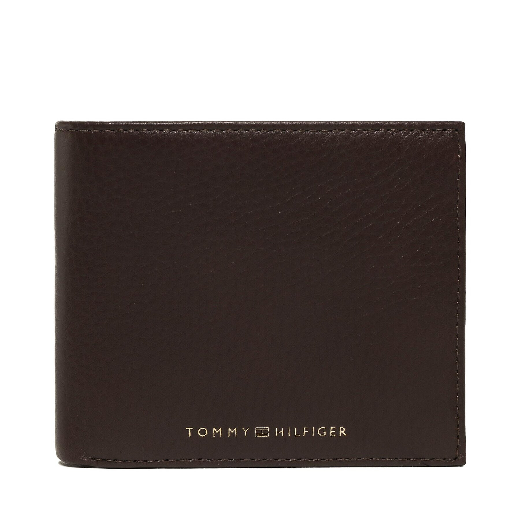 Tommy Hilfiger Голям мъжки портфейл Th Premium Cc And Coin AM0AM10607 Кафяв - Pepit.bg