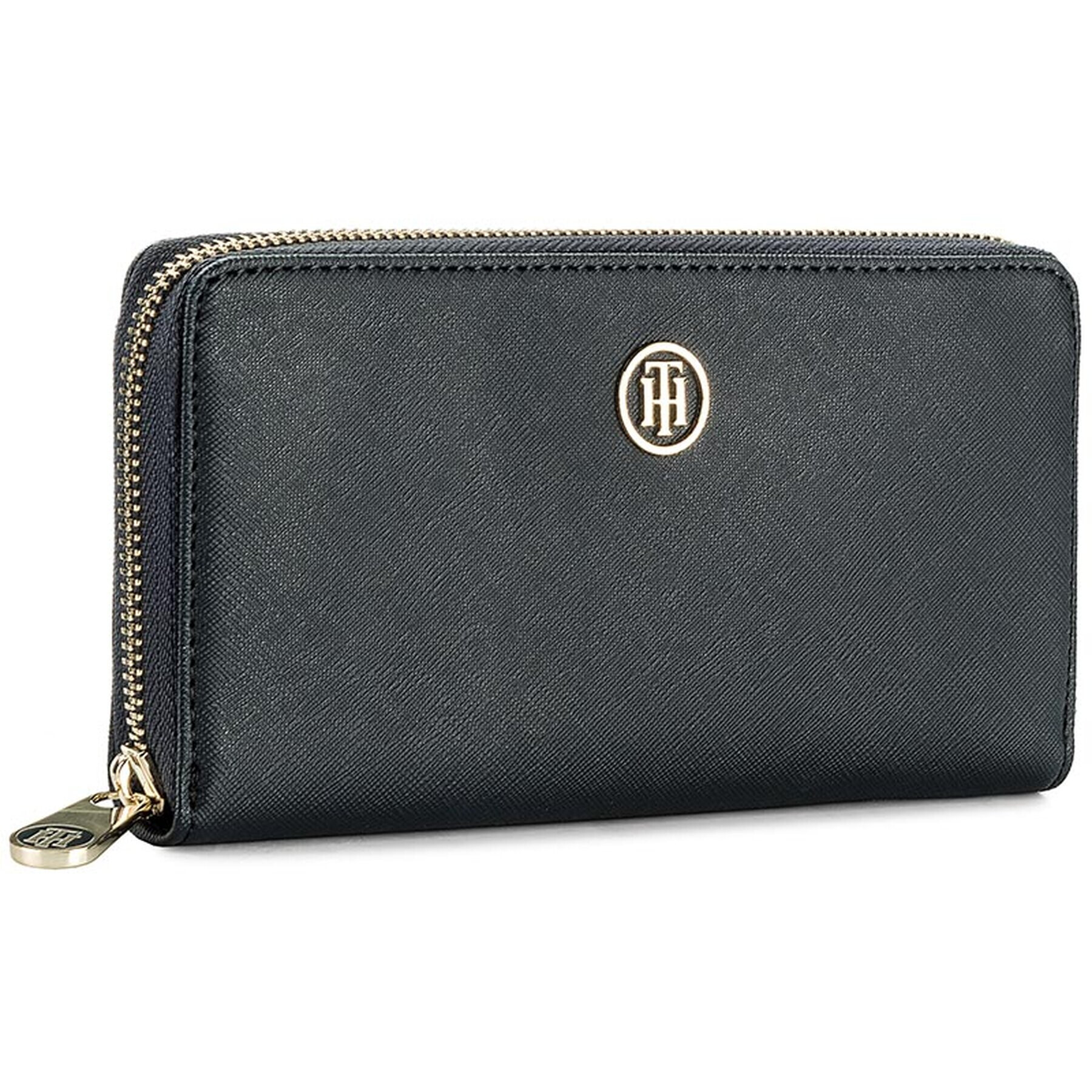 Tommy Hilfiger Голям дамски портфейл Honey Large Za Wallet AW0AW04281 Тъмносин - Pepit.bg